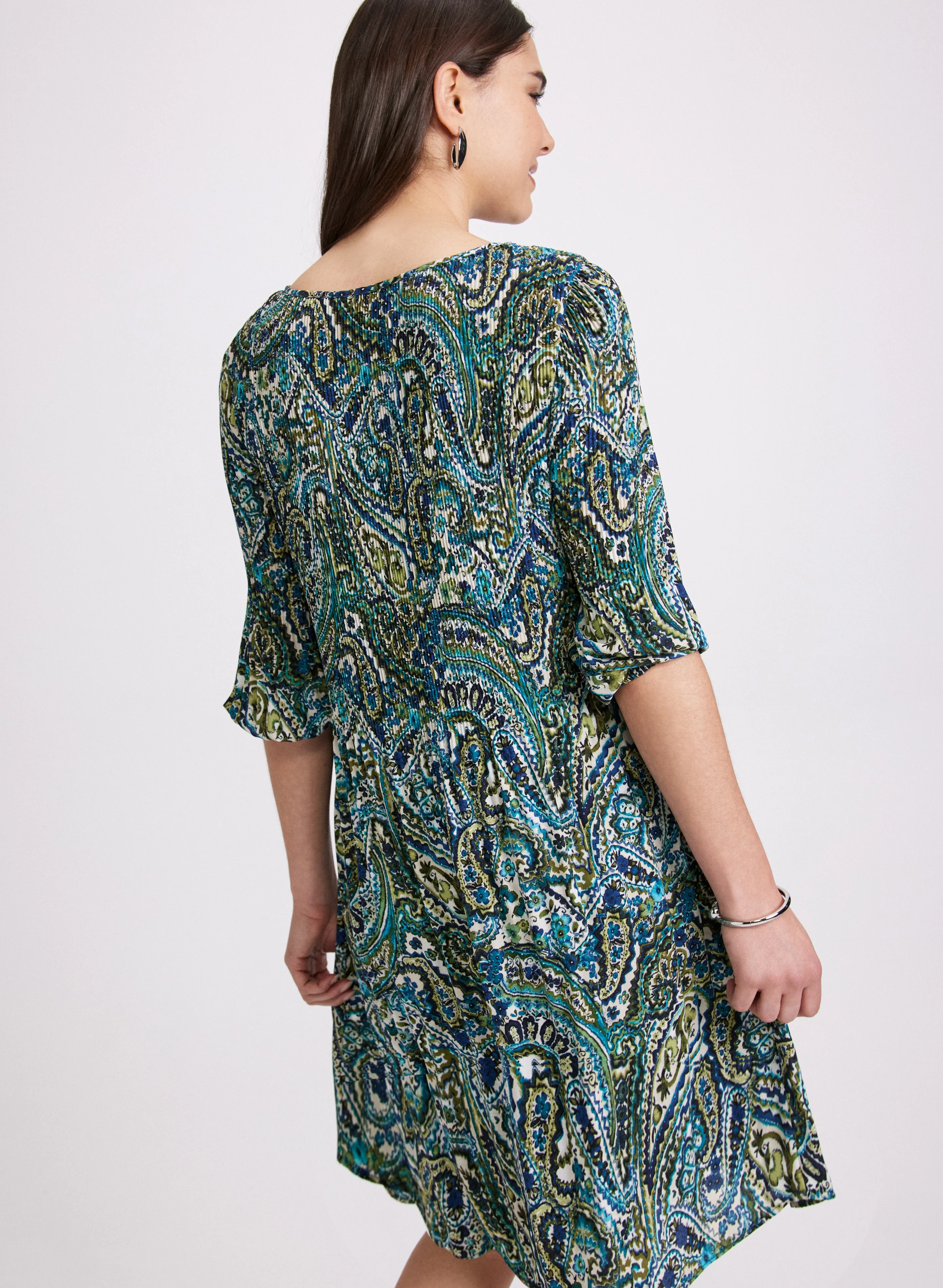 Paisley Chiffon Dress - Image 2