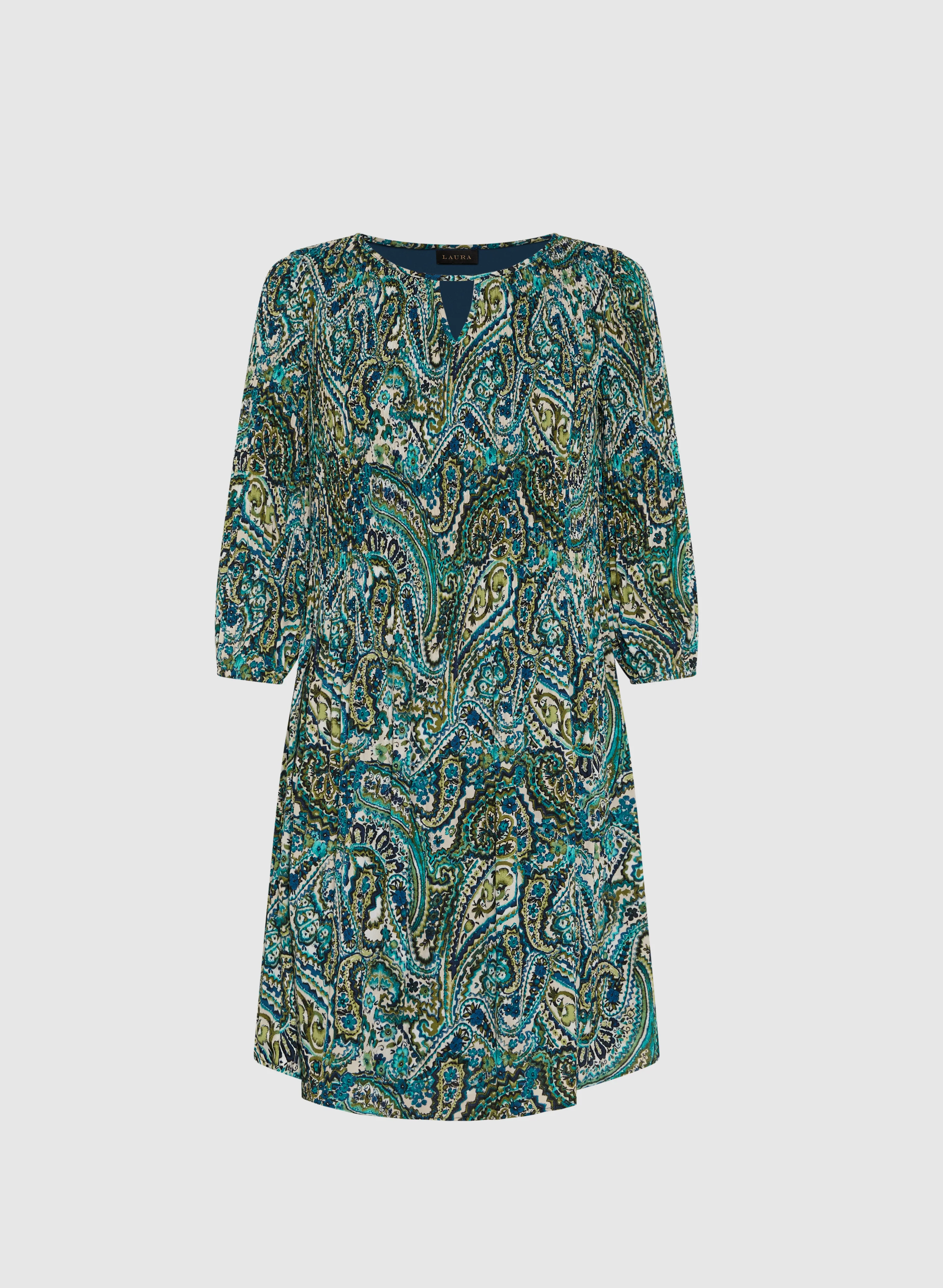 Paisley Chiffon Dress - Image 6
