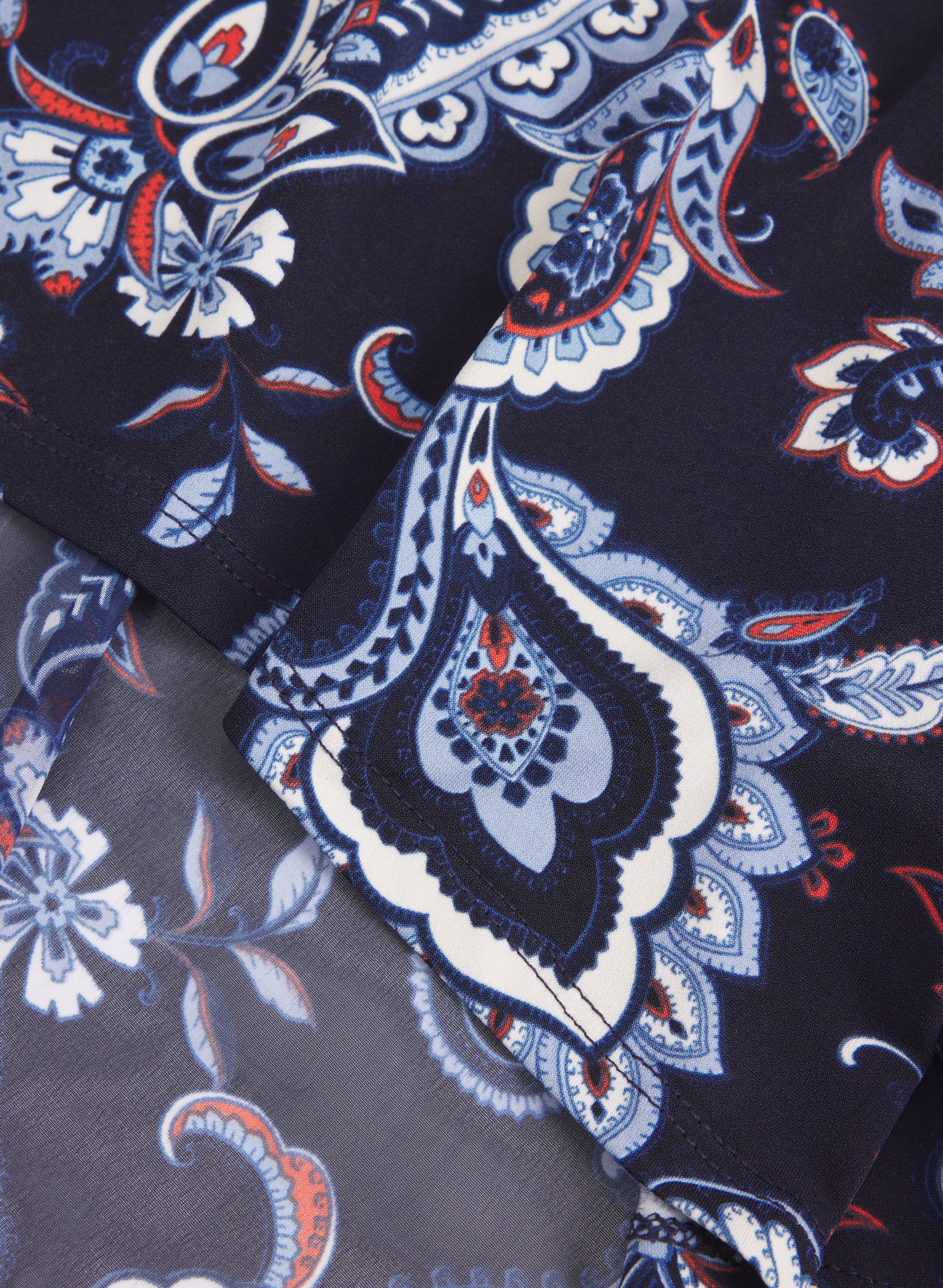 Paisley High-Low Hem Top - Image 7