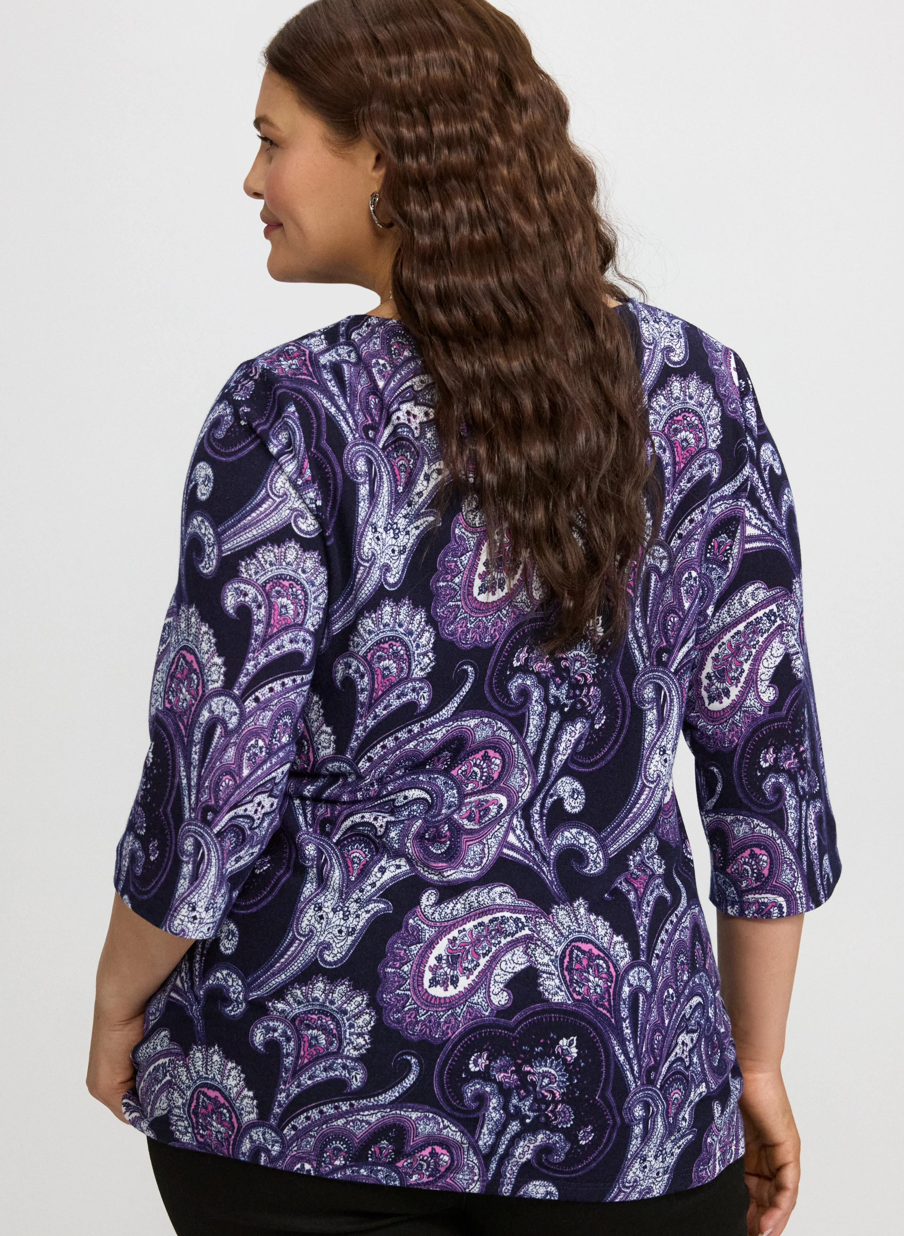 Paisley Knit Top - Image 4
