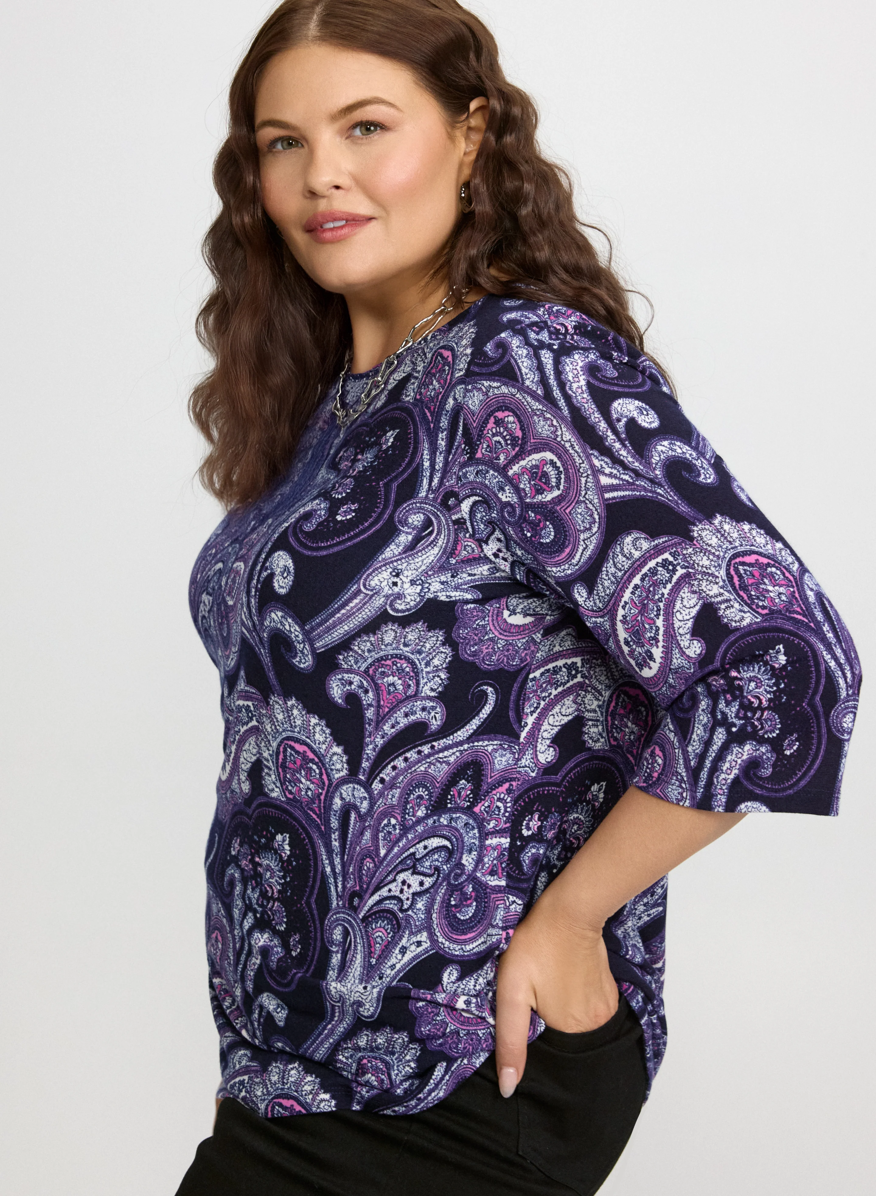 Paisley Knit Top - Image 5