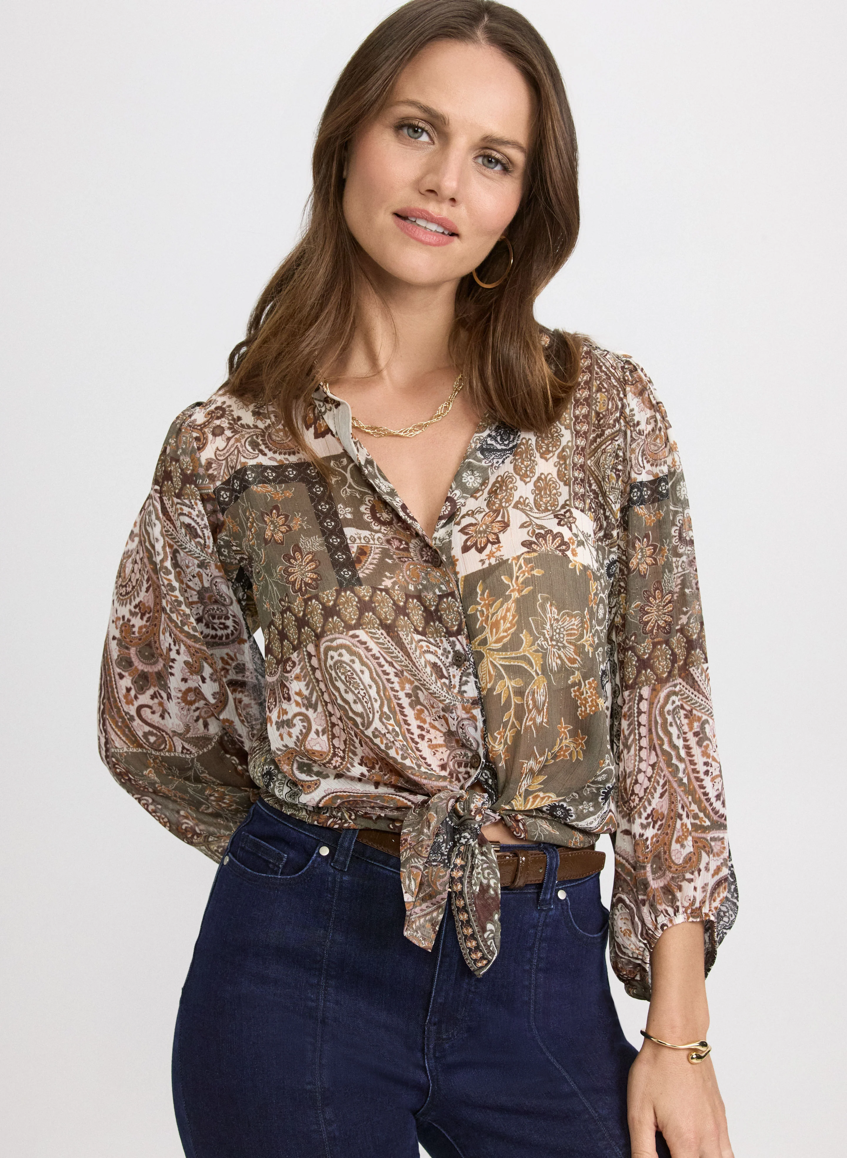 Paisley Patchwork Blouse