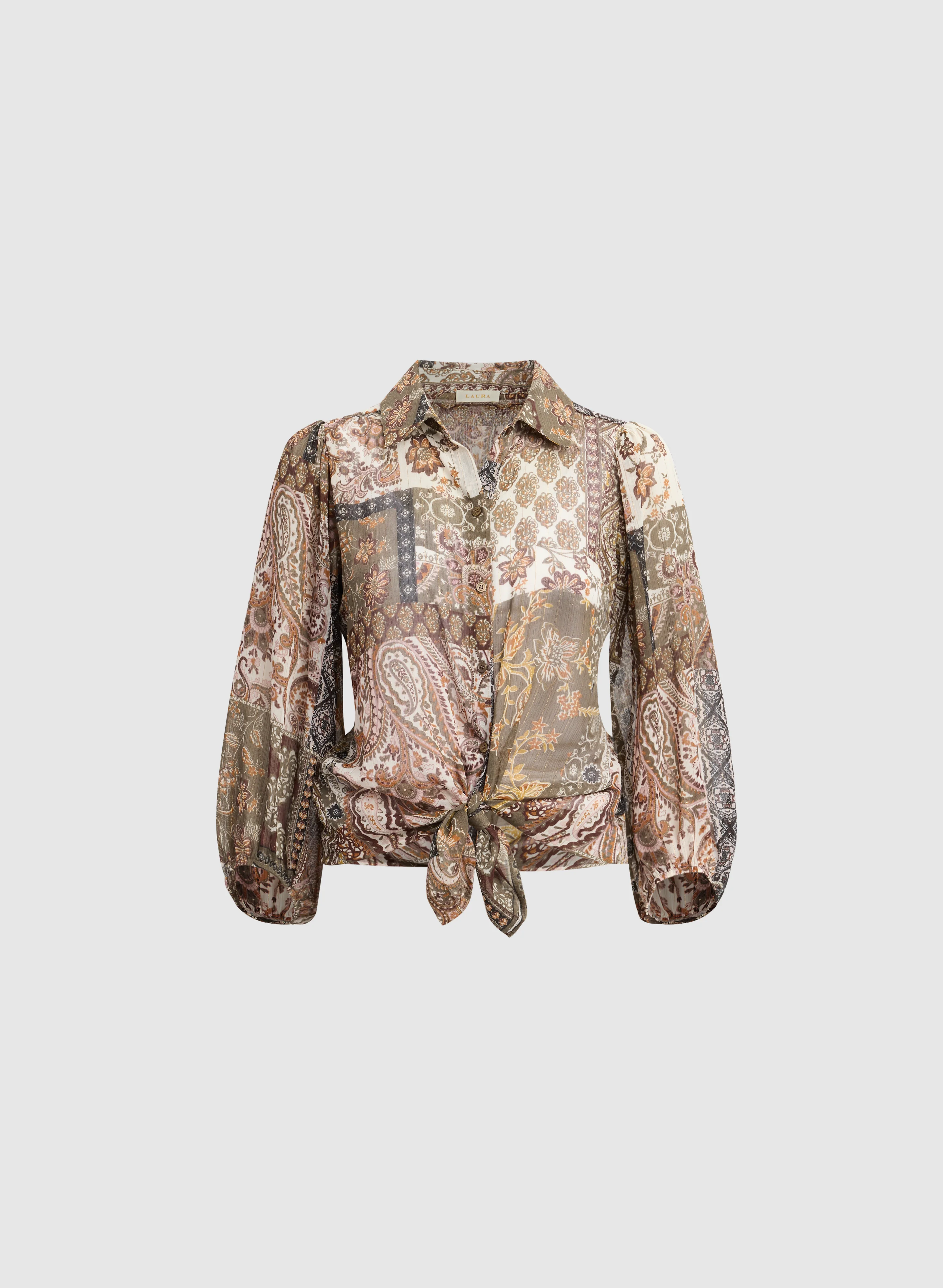 Paisley Patchwork Blouse - Image 7