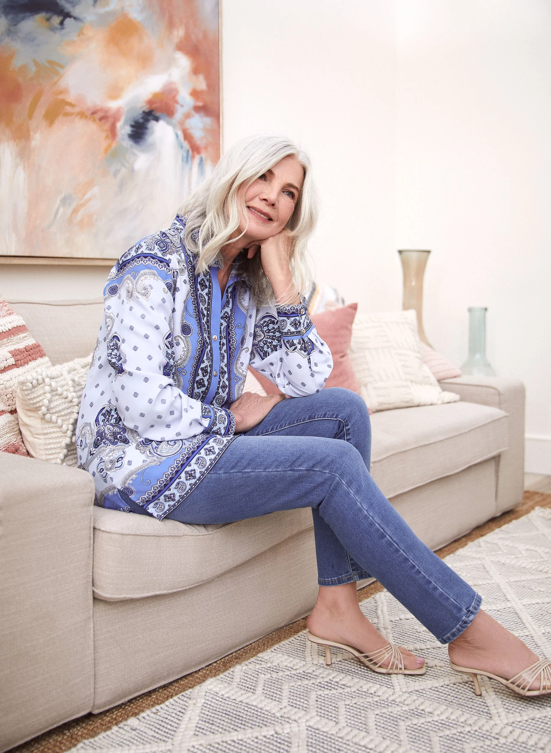 Paisley Print Blouse - Image 3