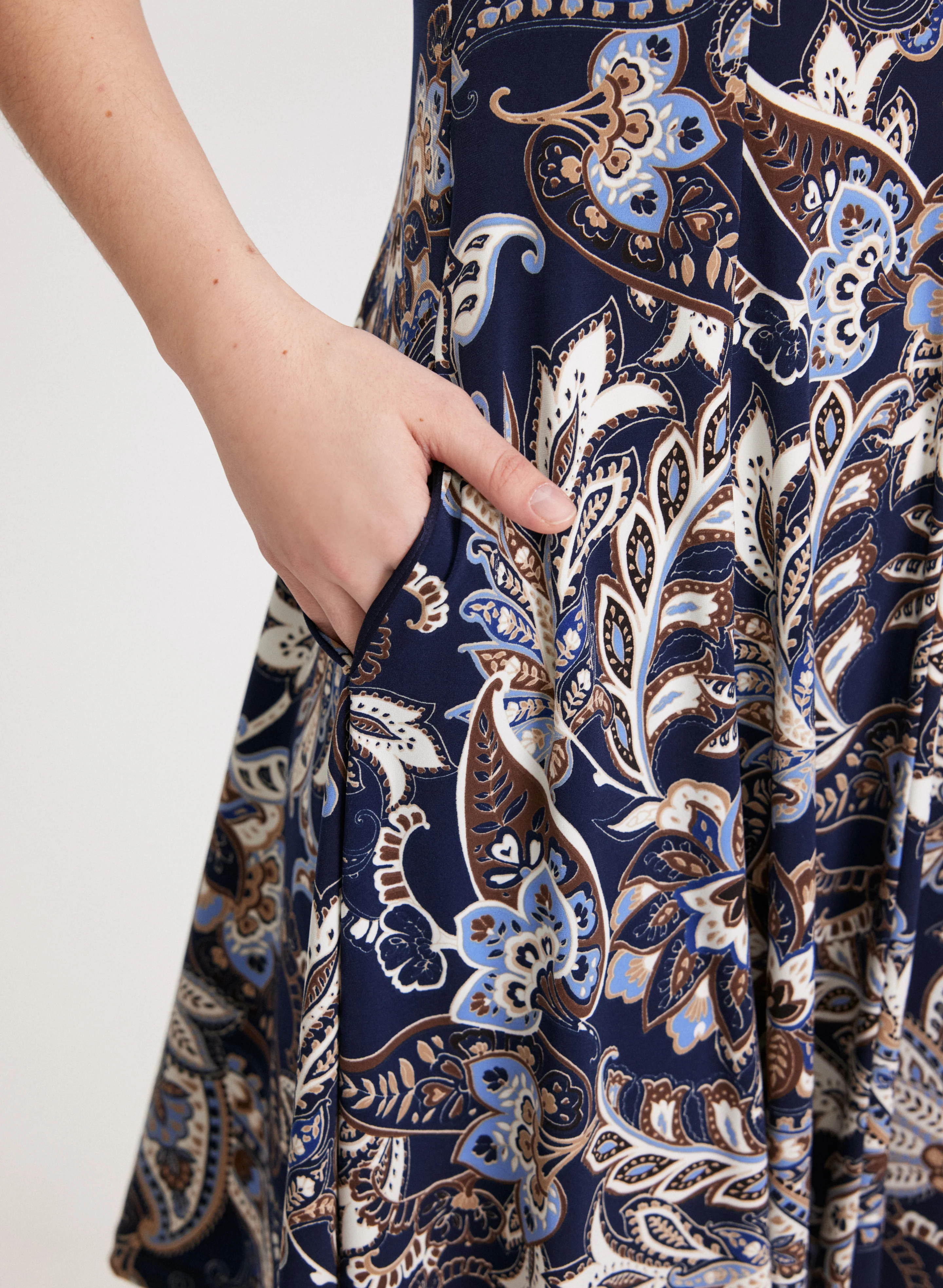 Paisley Print Dress - Image 5