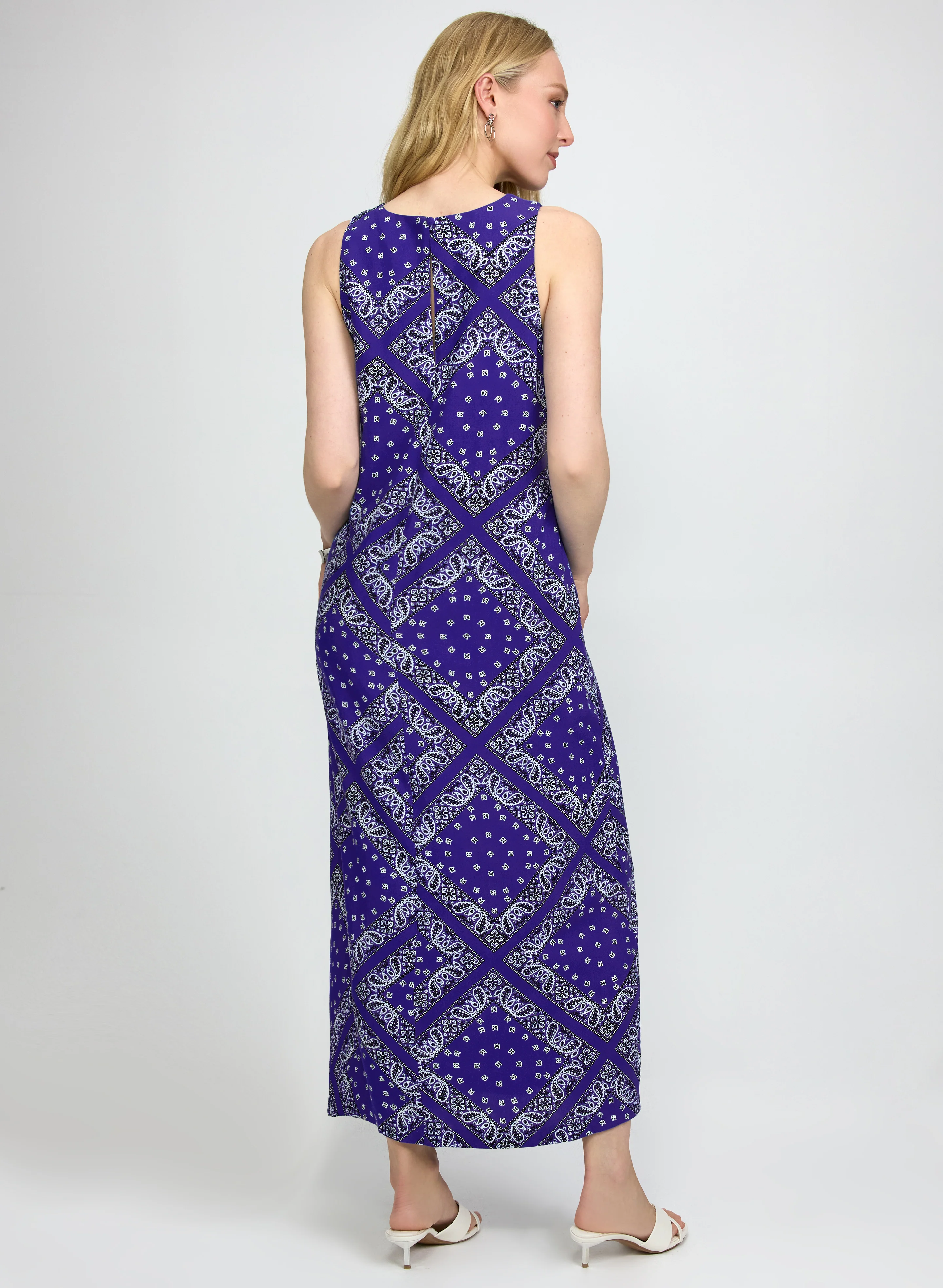 Paisley Print Maxi Dress - Image 4