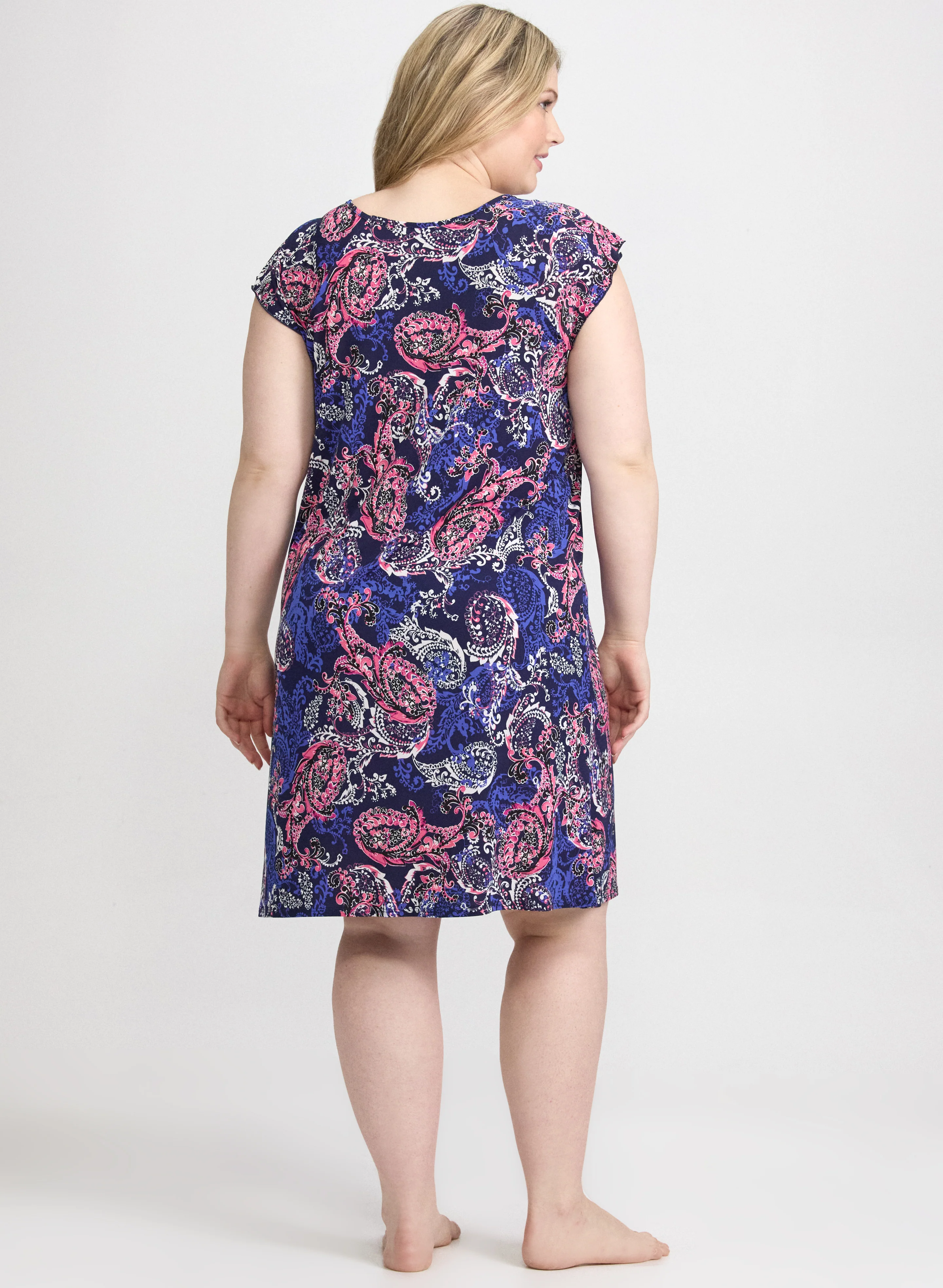Paisley Print Nightgown - Image 4