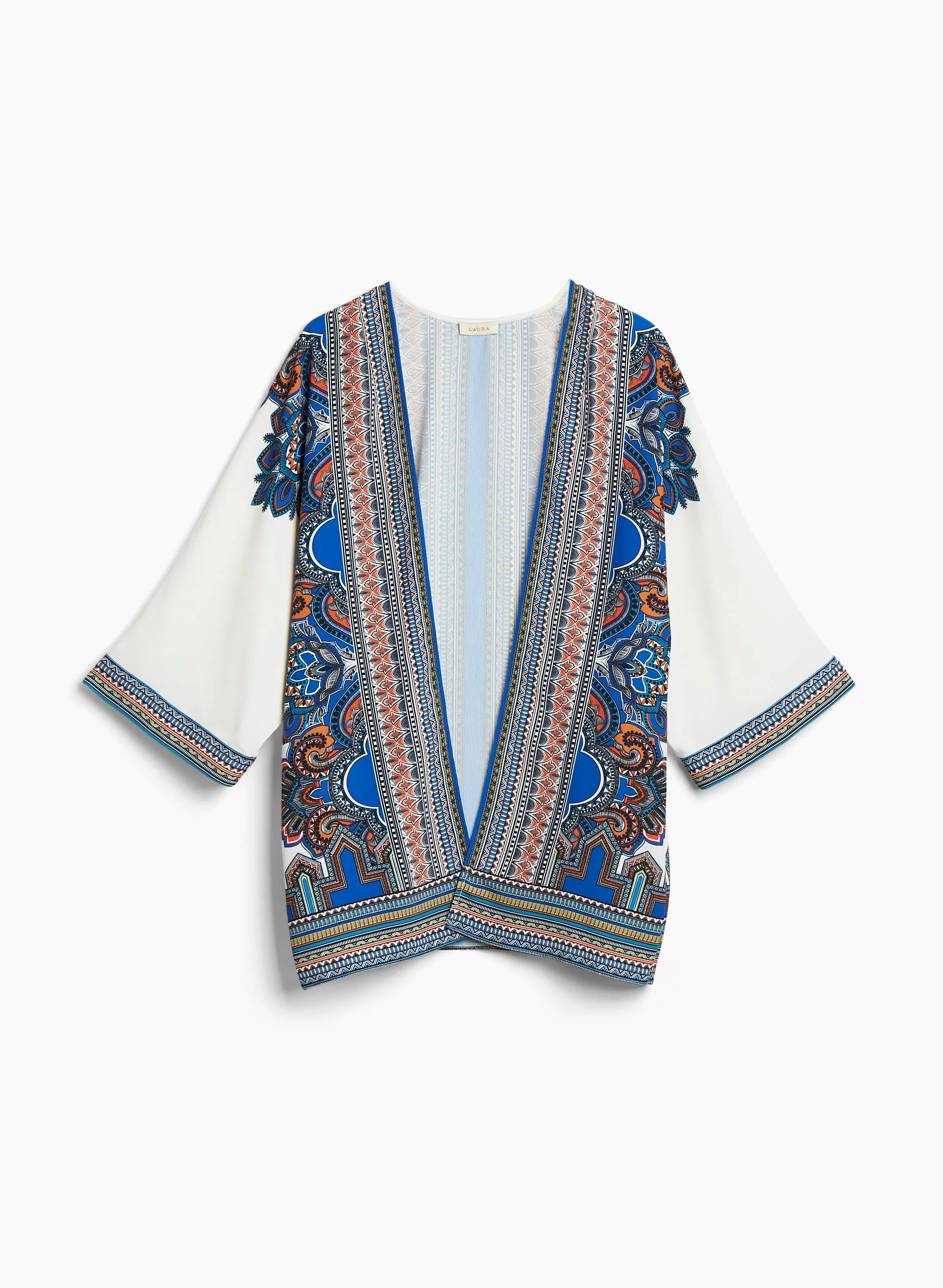 Paisley Print Open Front Top - Image 4
