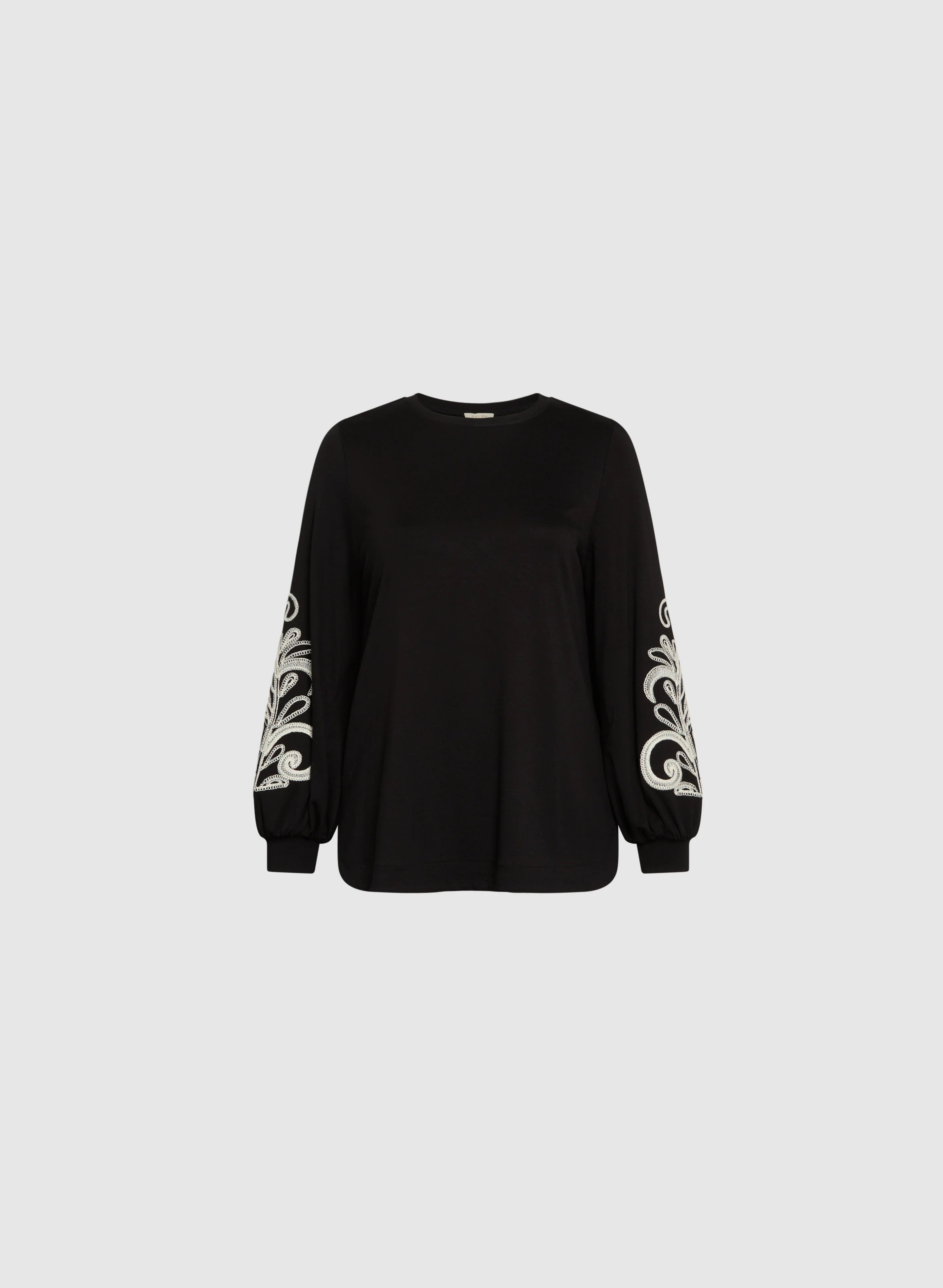 Paisley Print Puffed Sleeve Top - Image 6