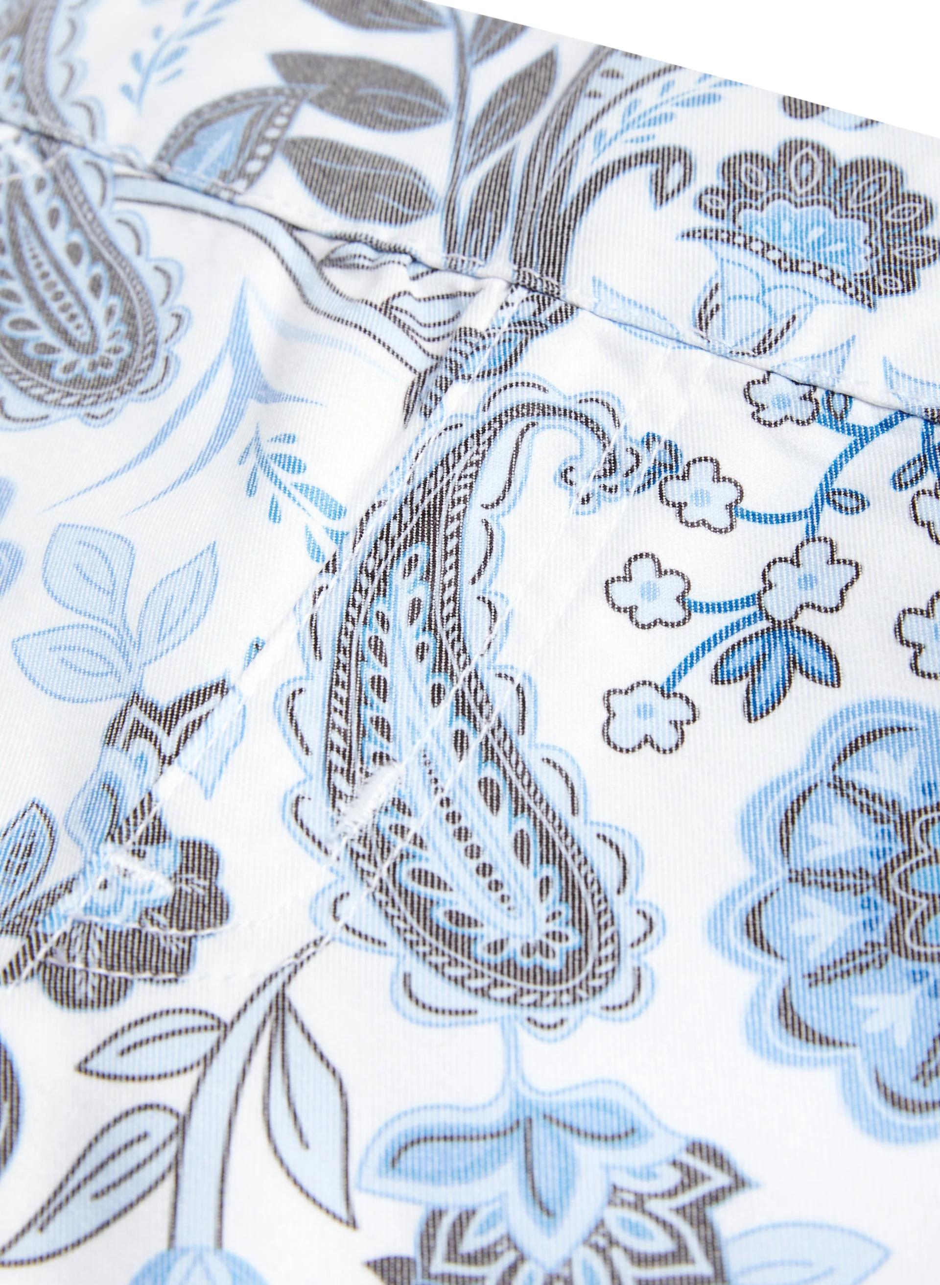 Paisley Print Pull-On Shorts - Image 6