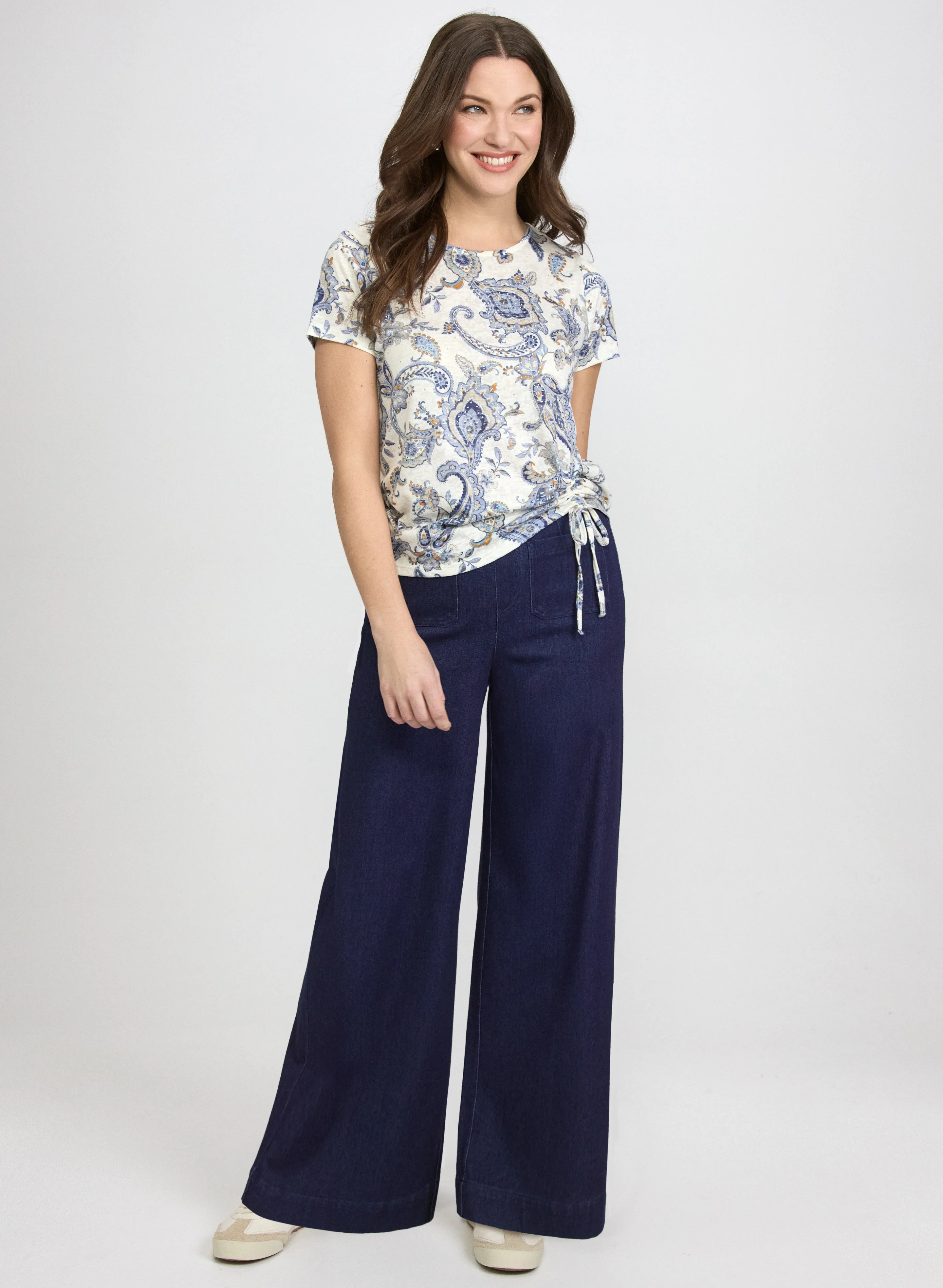 Paisley Print T-Shirt - Image 3