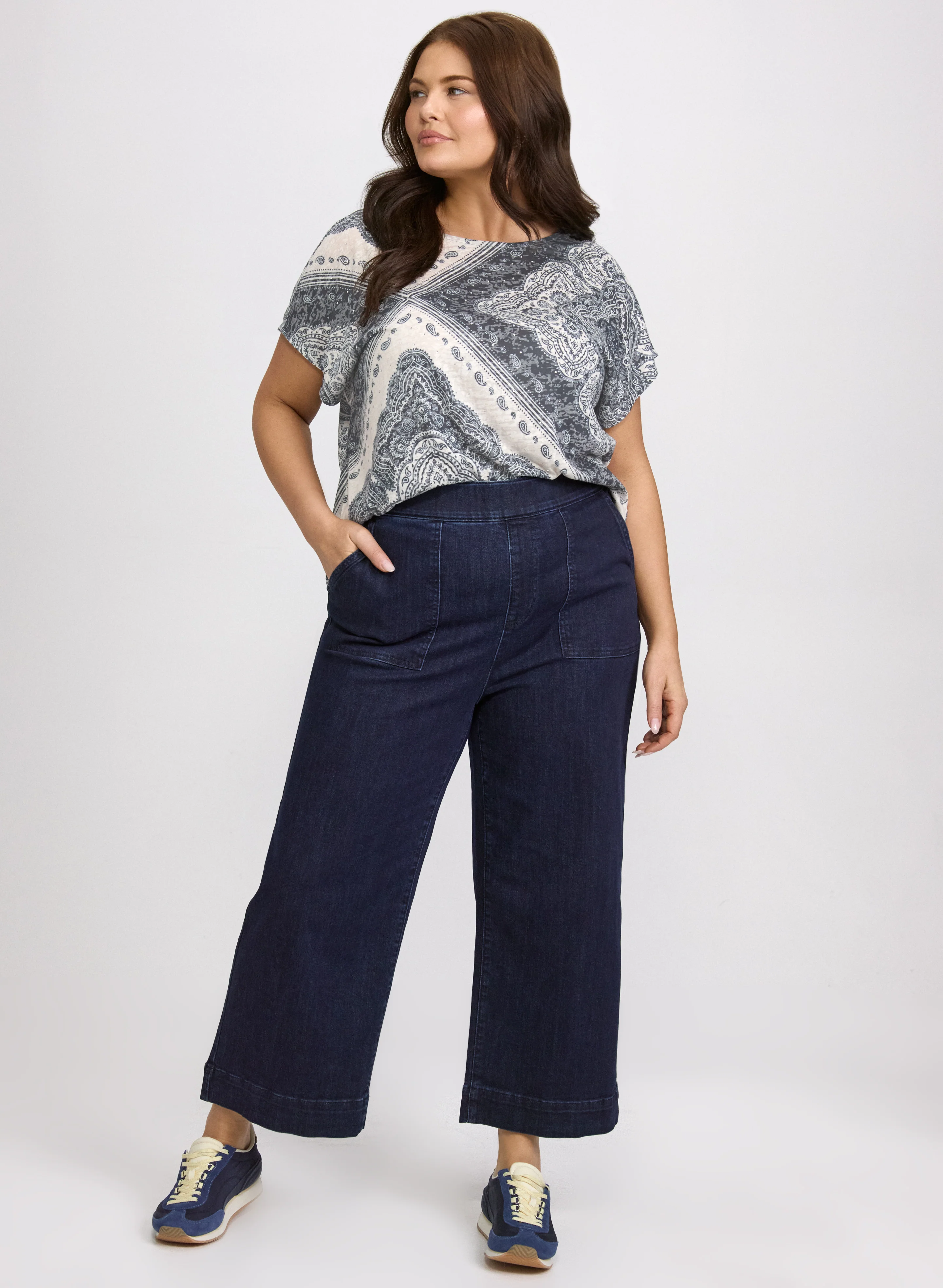 Paisley Print T-Shirt - Image 3