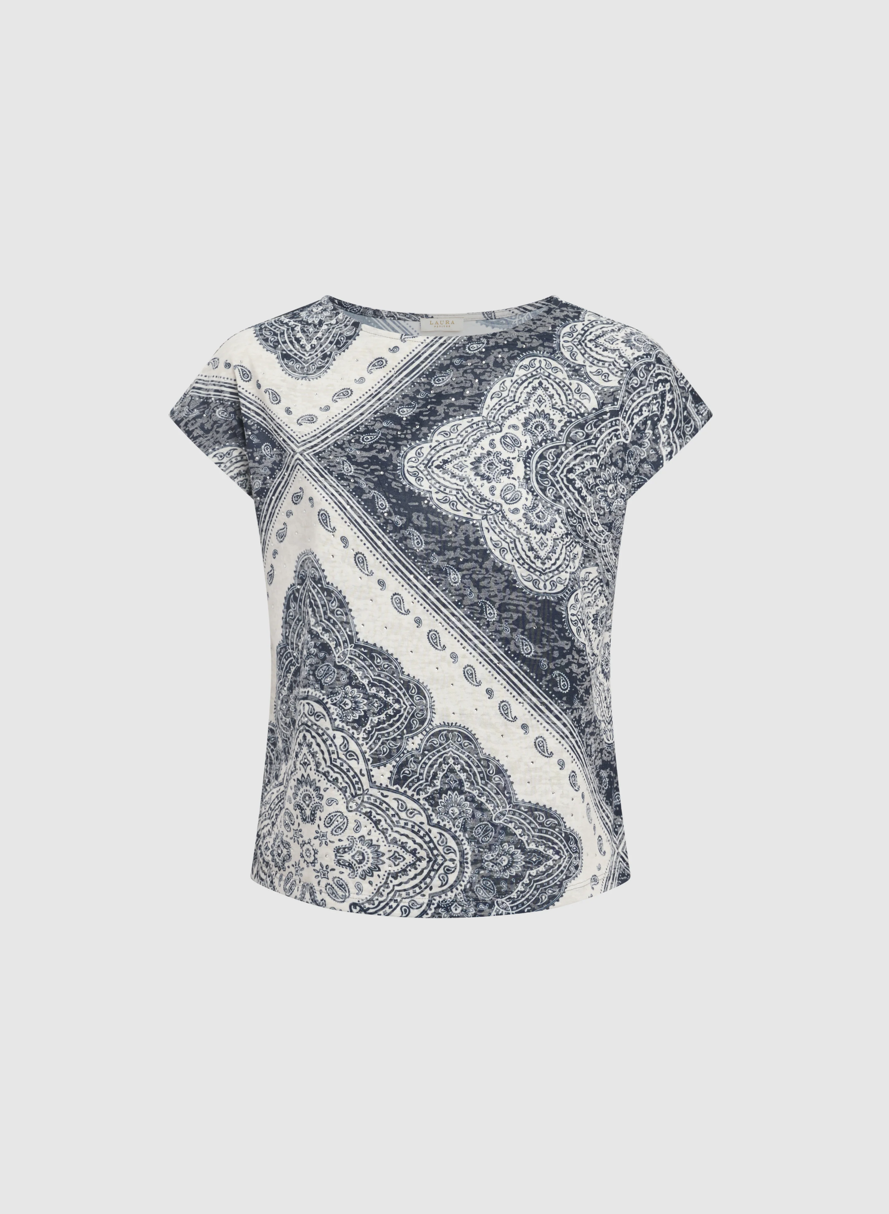 Paisley Print T-Shirt - Image 6