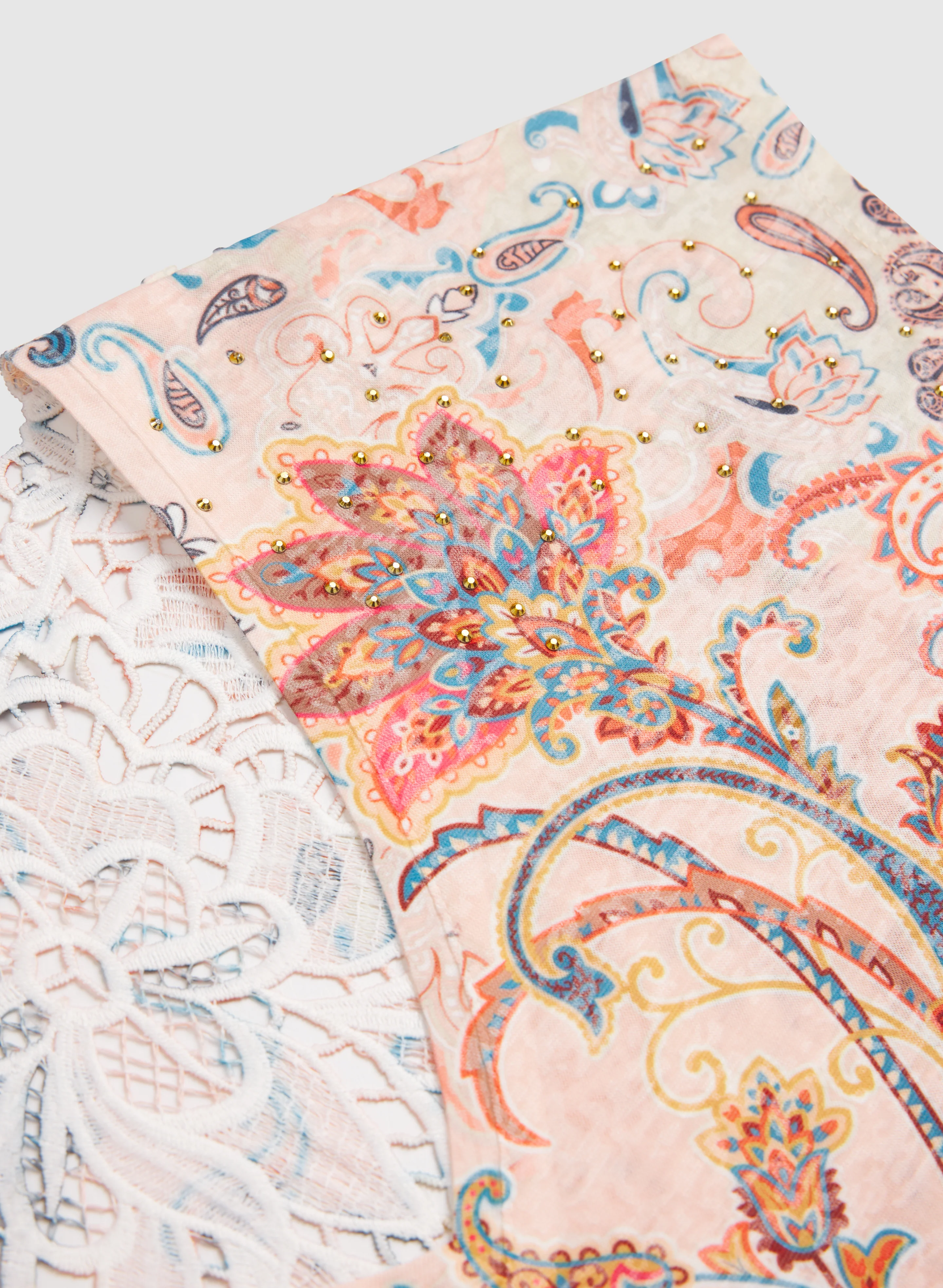 Paisley Print T-Shirt - Image 7