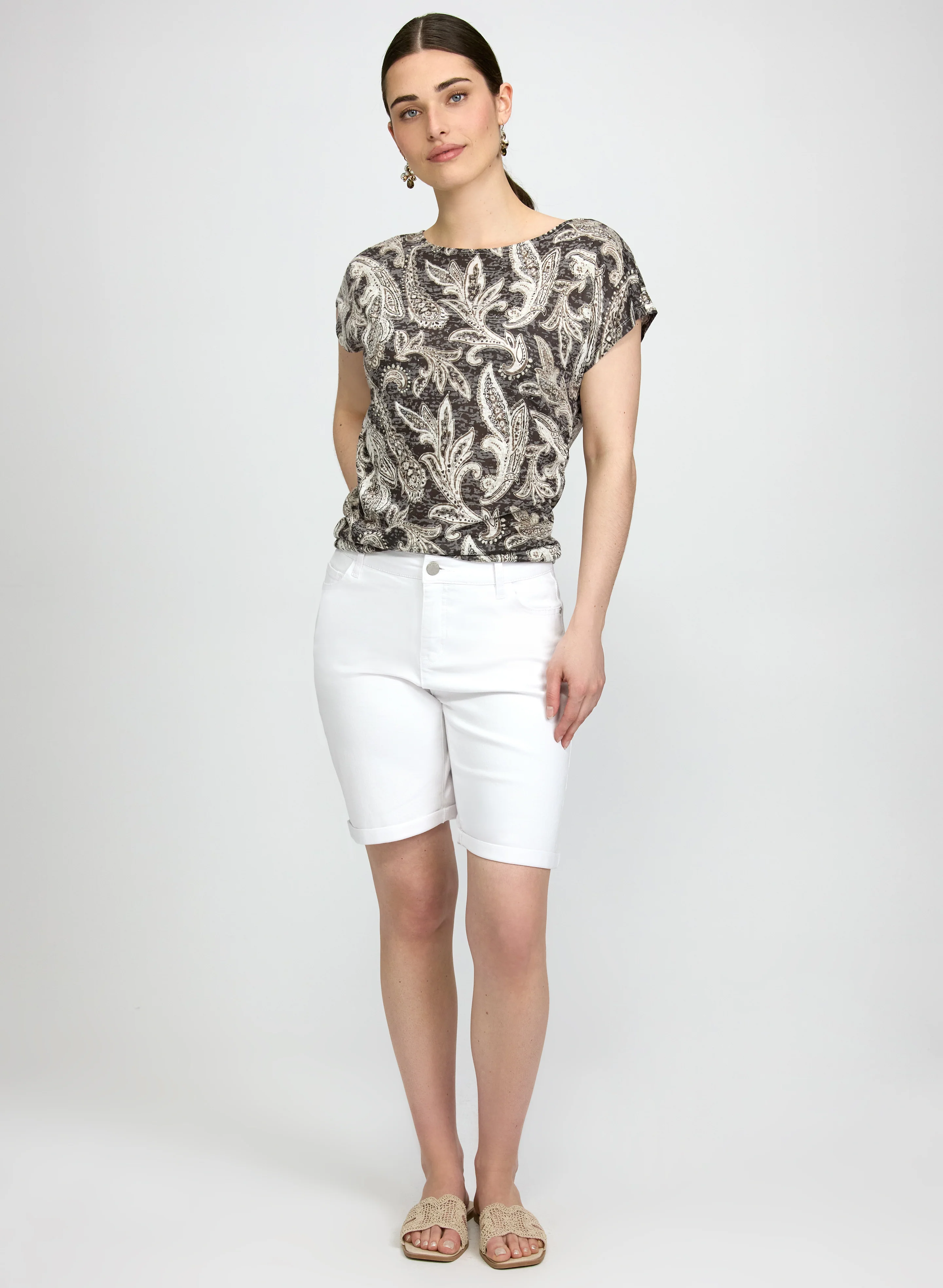 Paisley Print T-Shirt - Image 3