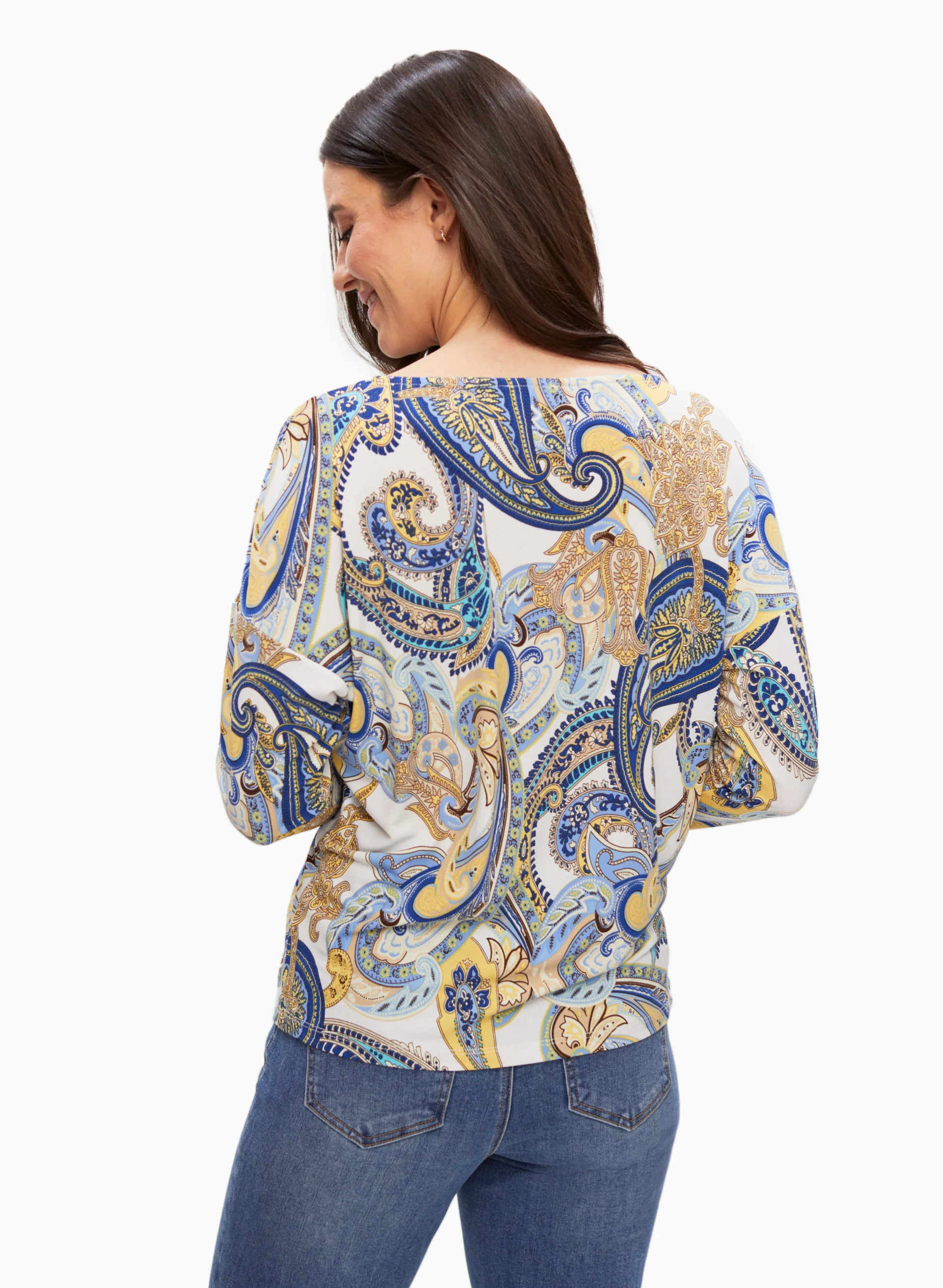 Paisley Print Tee - Image 4