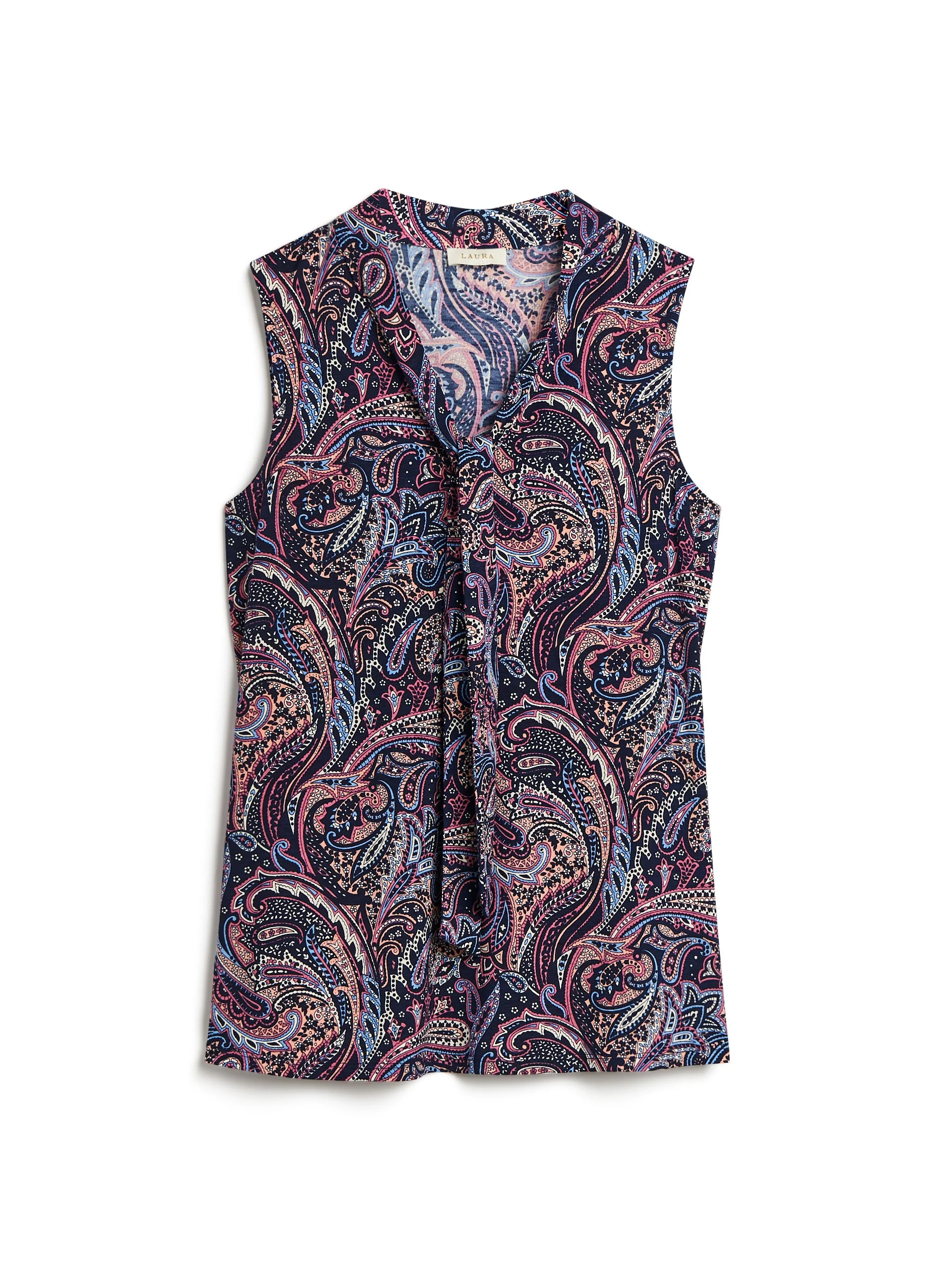 Paisley Print Tie Detail Blouse - Image 5