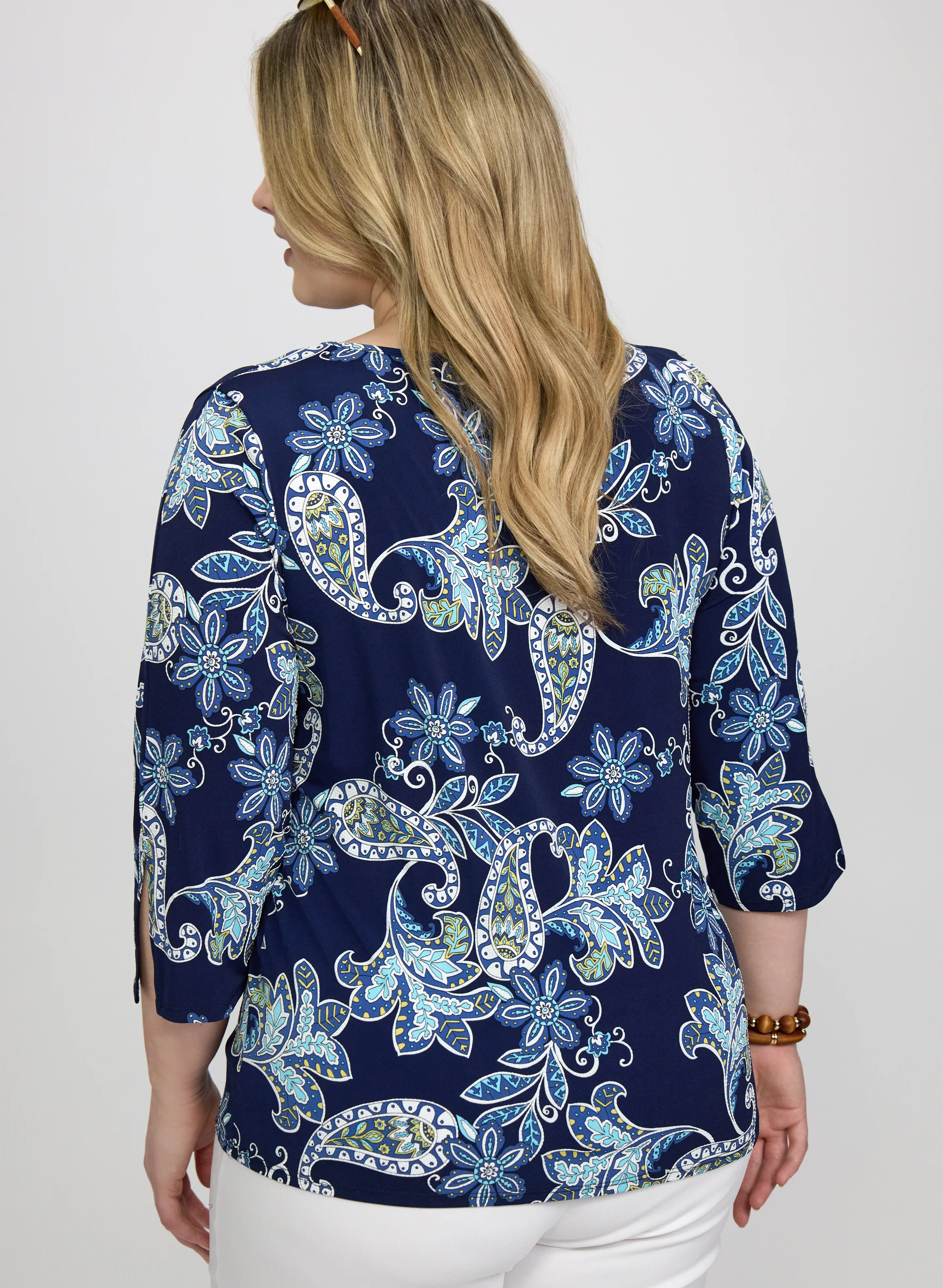 Paisley Print Top - Image 5