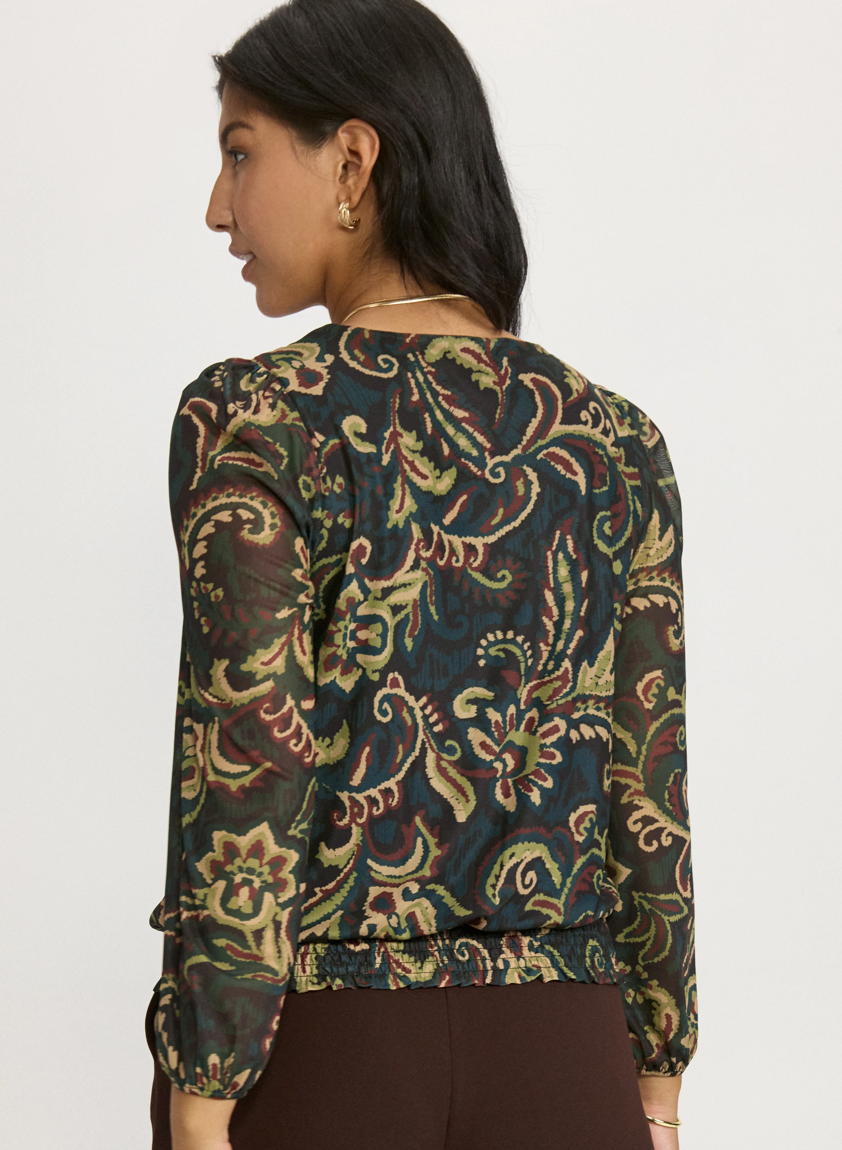 Paisley Print Top - Image 4