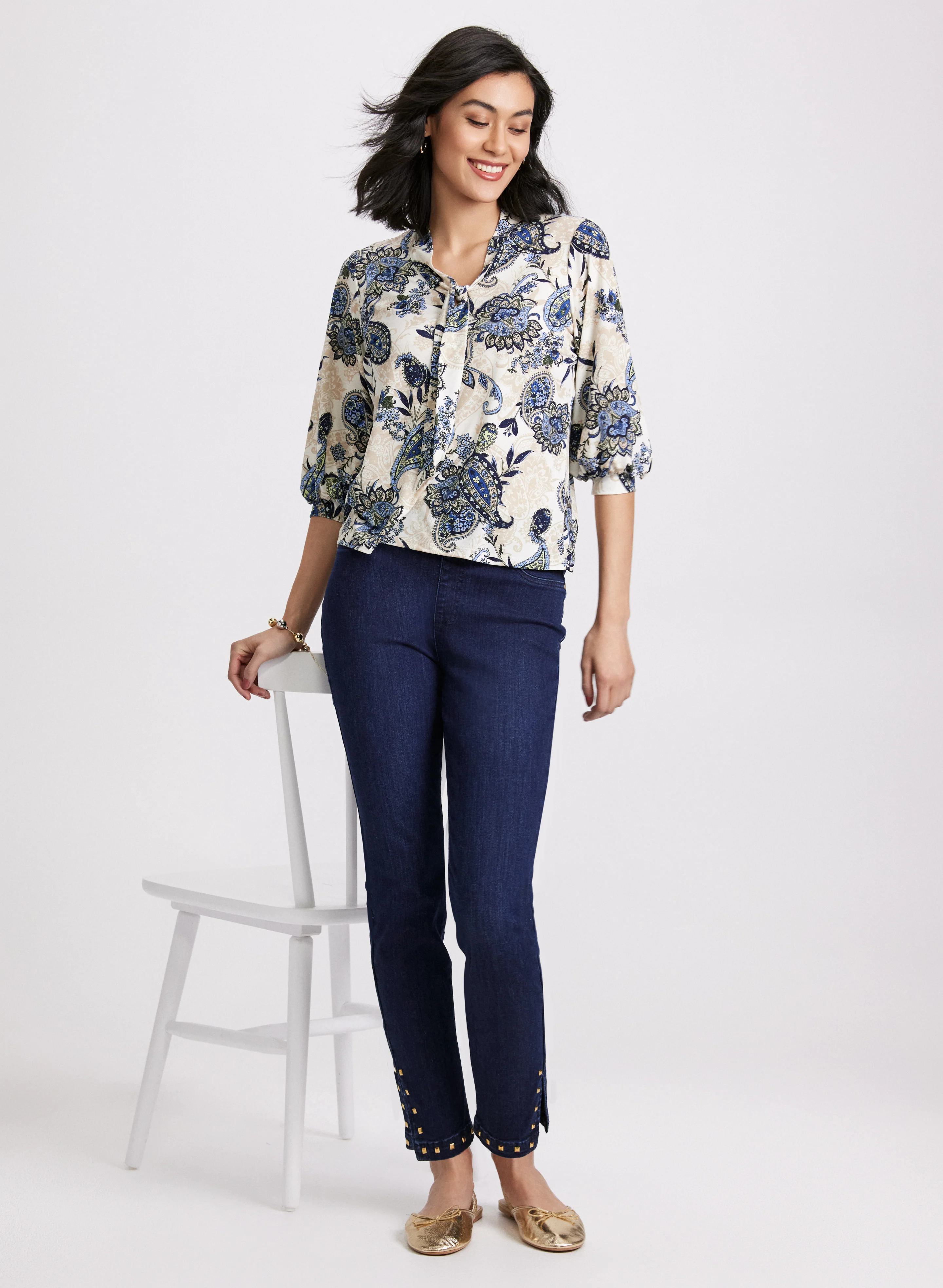 Paisley Print Top - Image 3