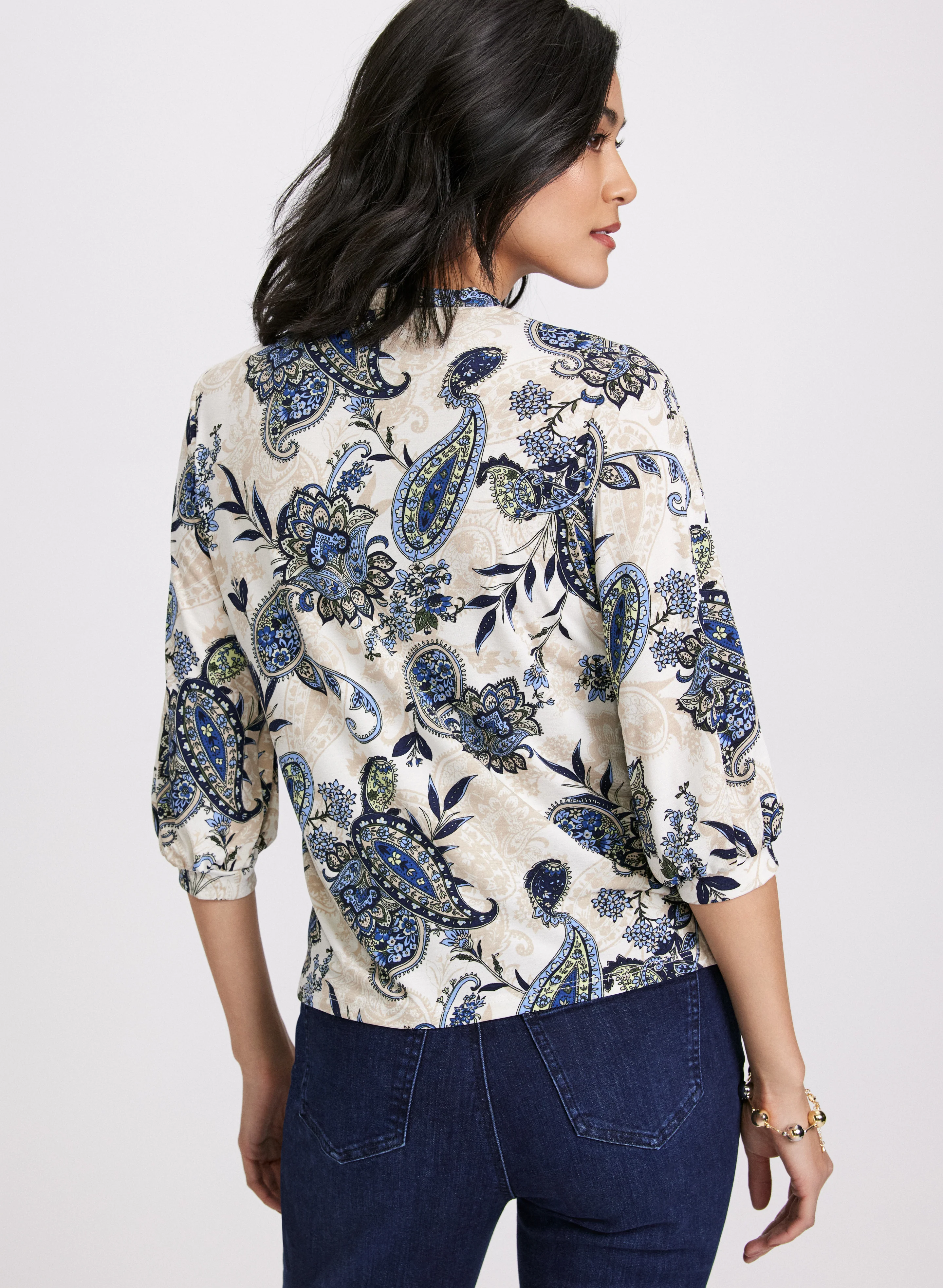 Paisley Print Top - Image 4