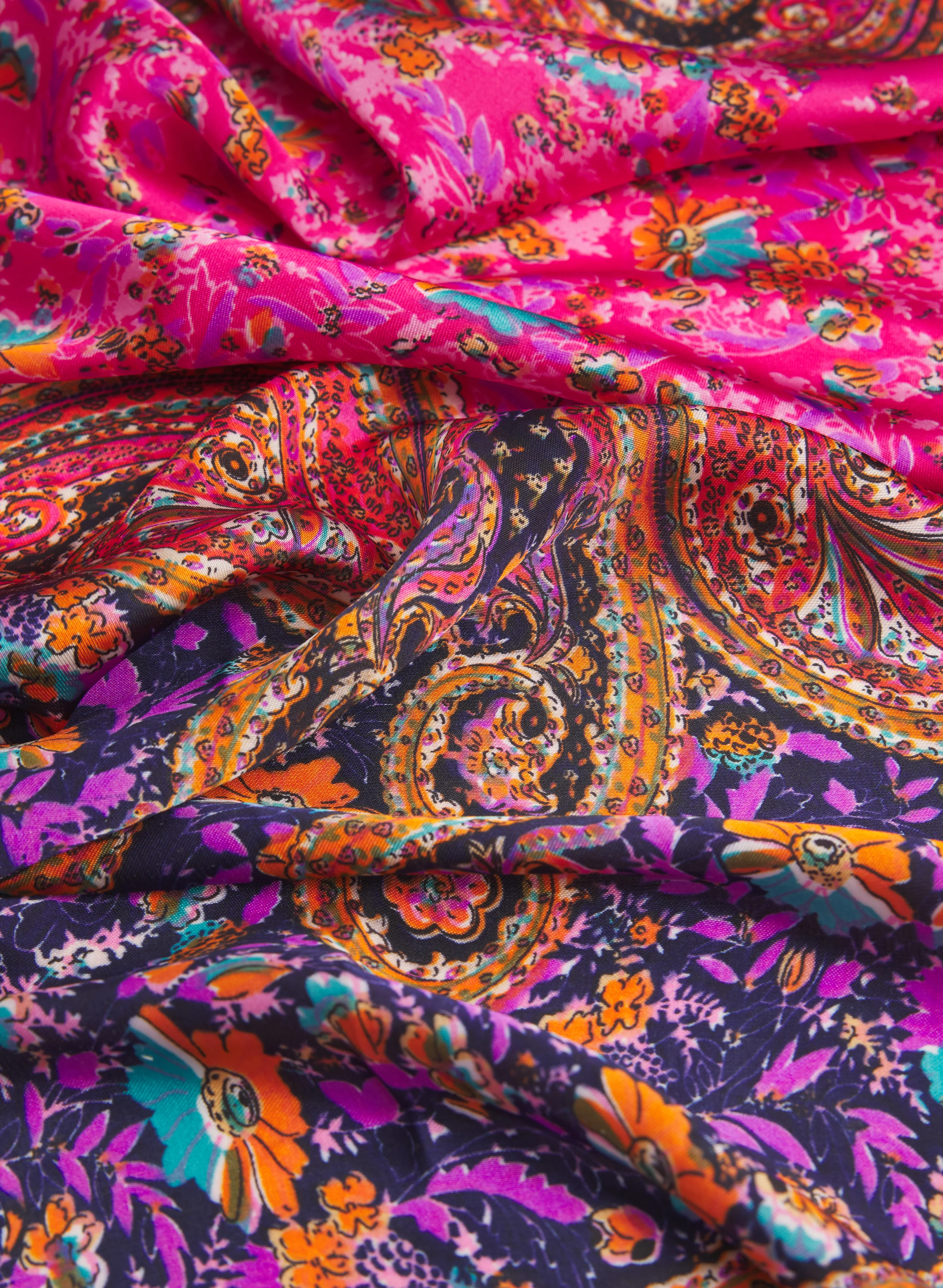Paisley Satin Scarf - Image 2