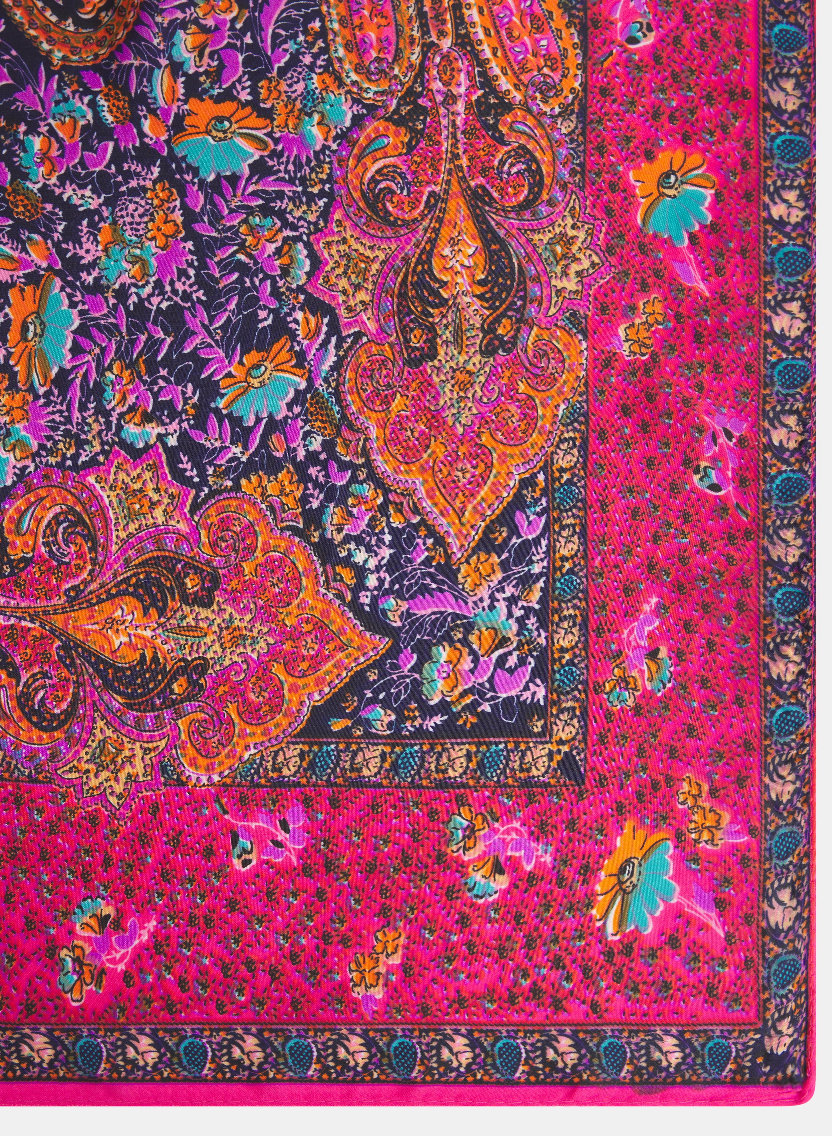 Paisley Satin Scarf - Image 3