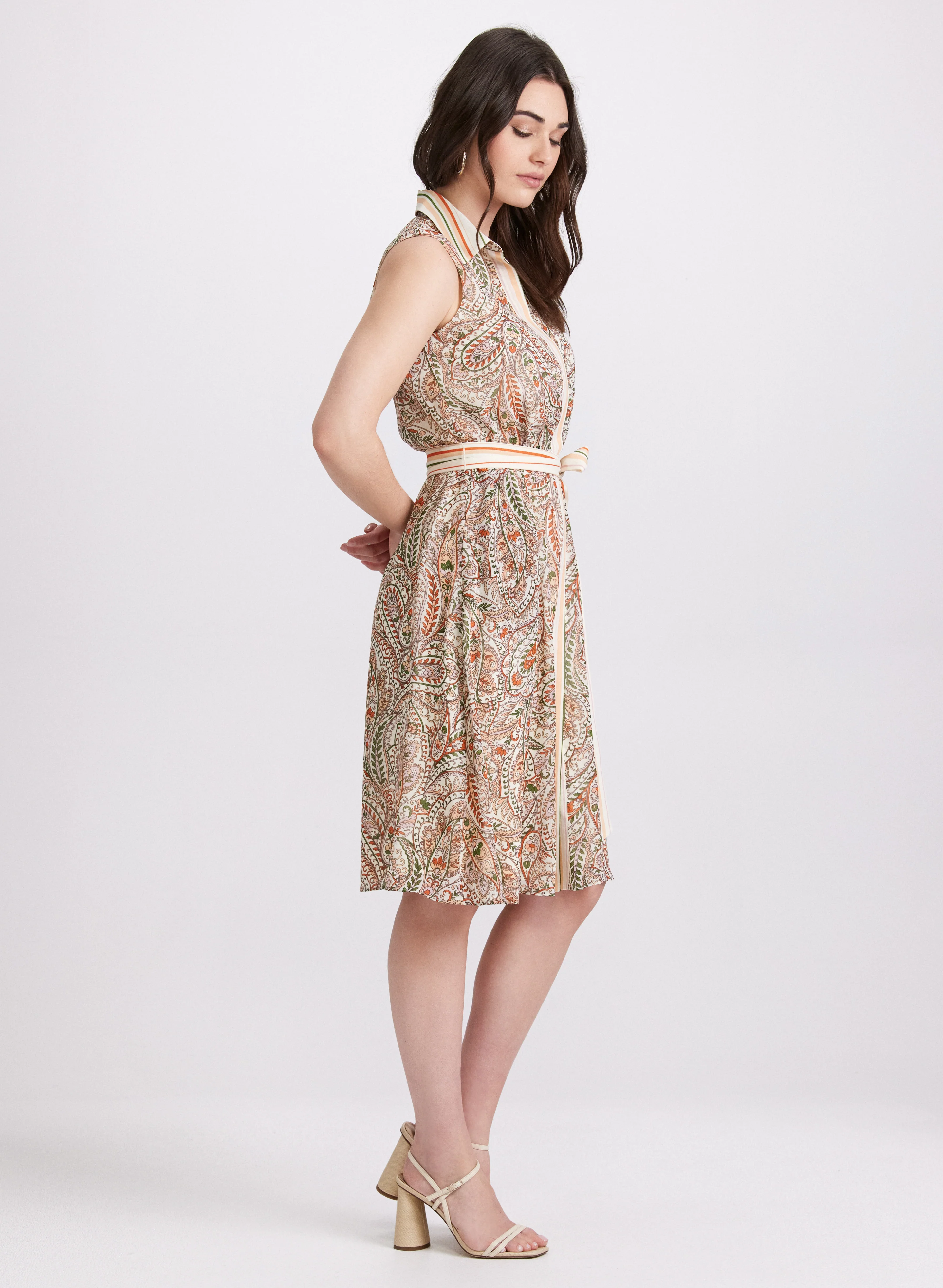 Paisley Shirt Dress - Image 2