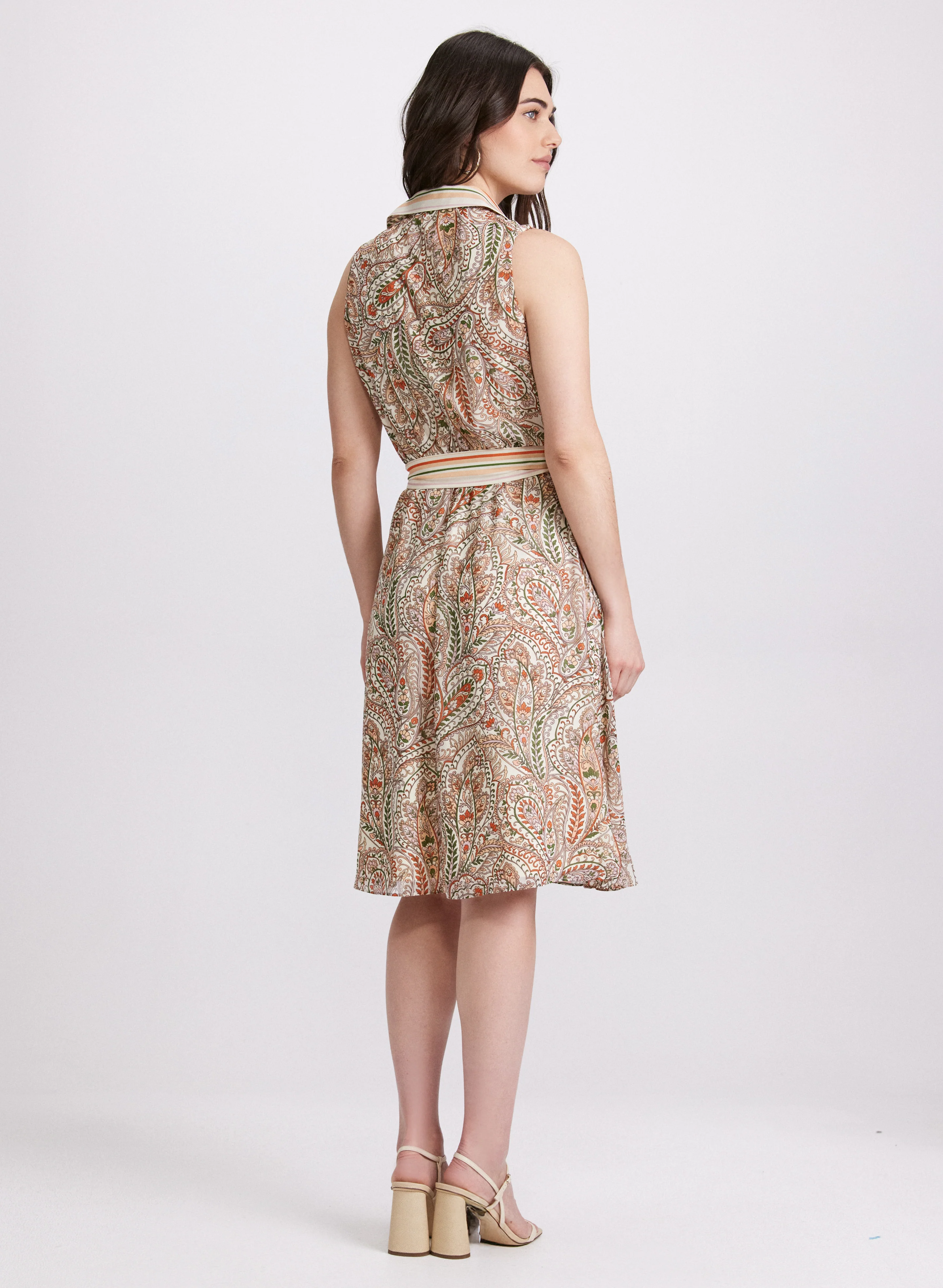 Paisley Shirt Dress - Image 3
