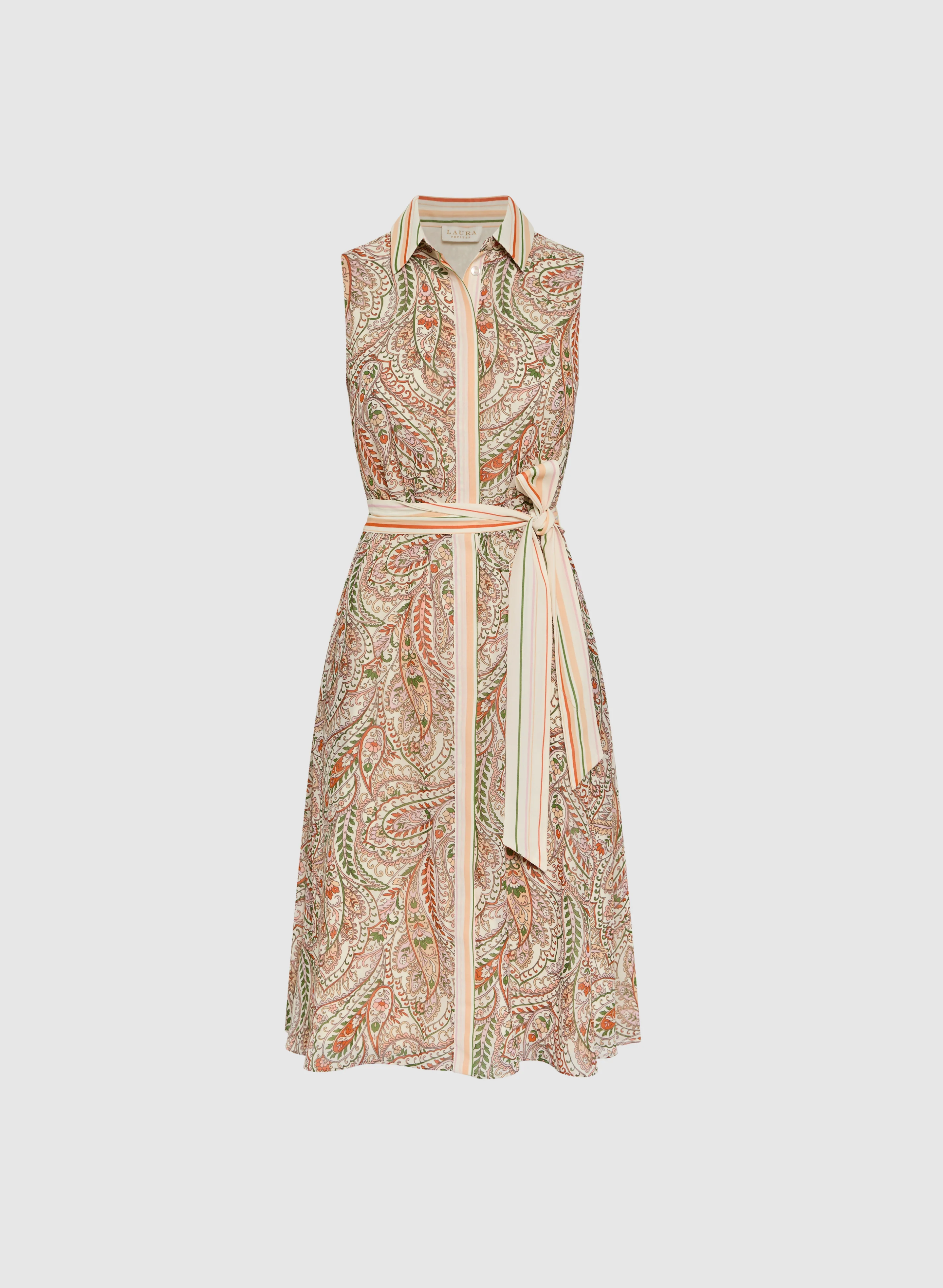 Paisley Shirt Dress - Image 6