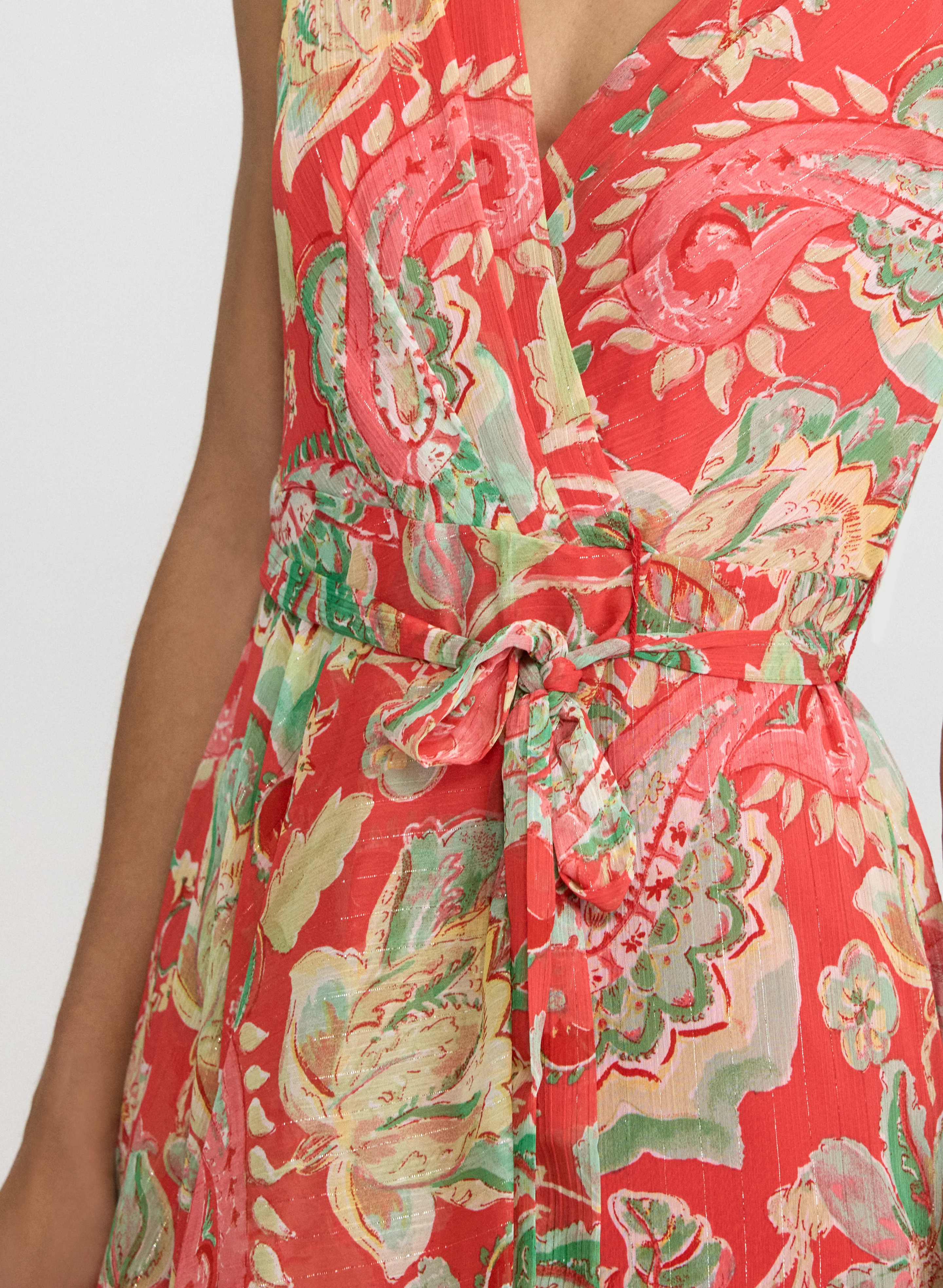 Paisley Sleeveless Maxi Dress - Image 5