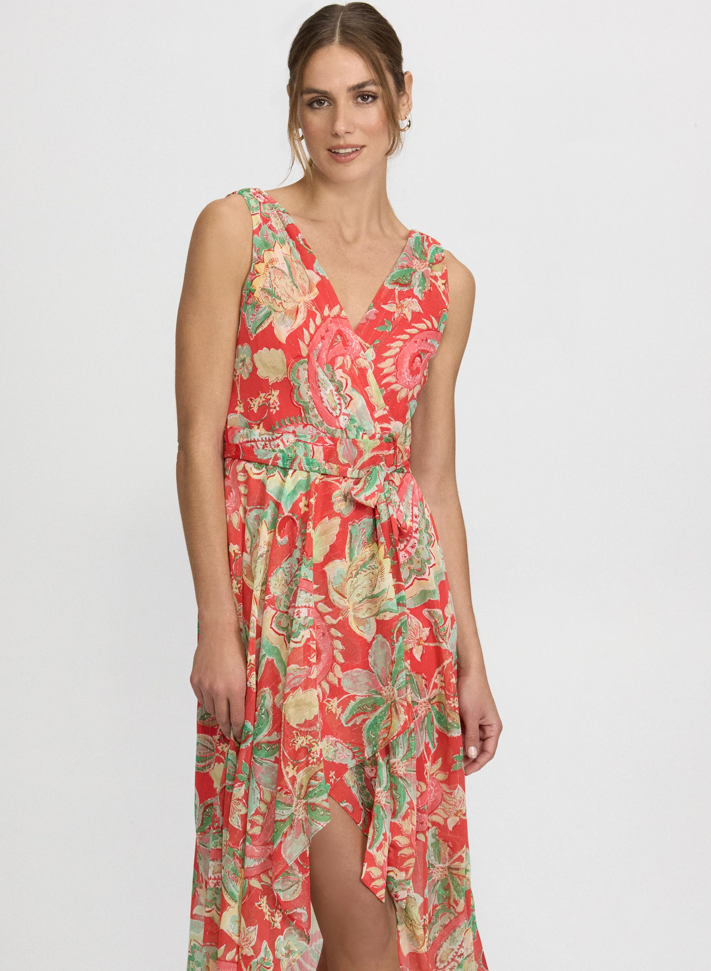Paisley Sleeveless Maxi Dress - Image 4