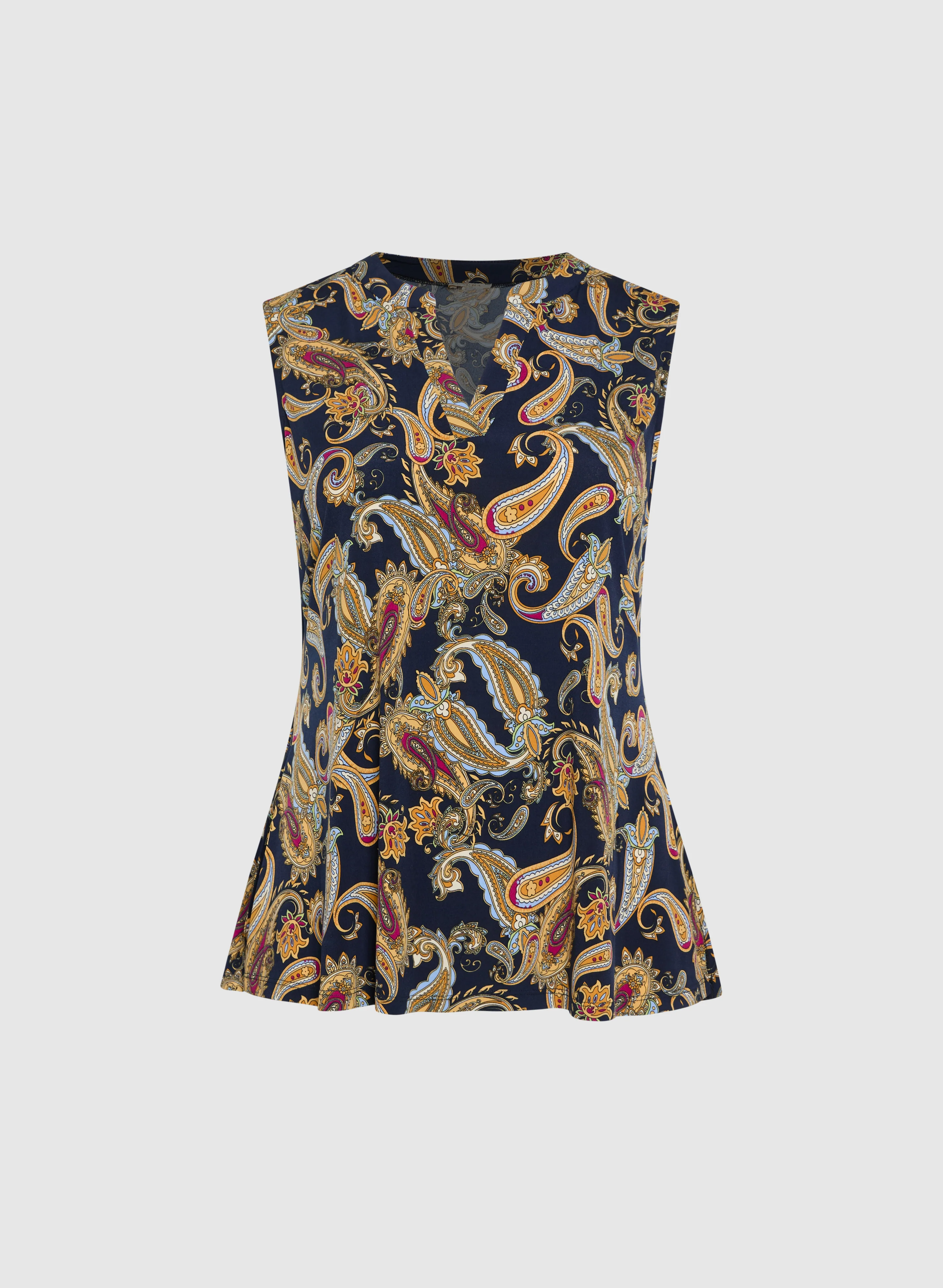 Paisley Split Neck Blouse - Image 6