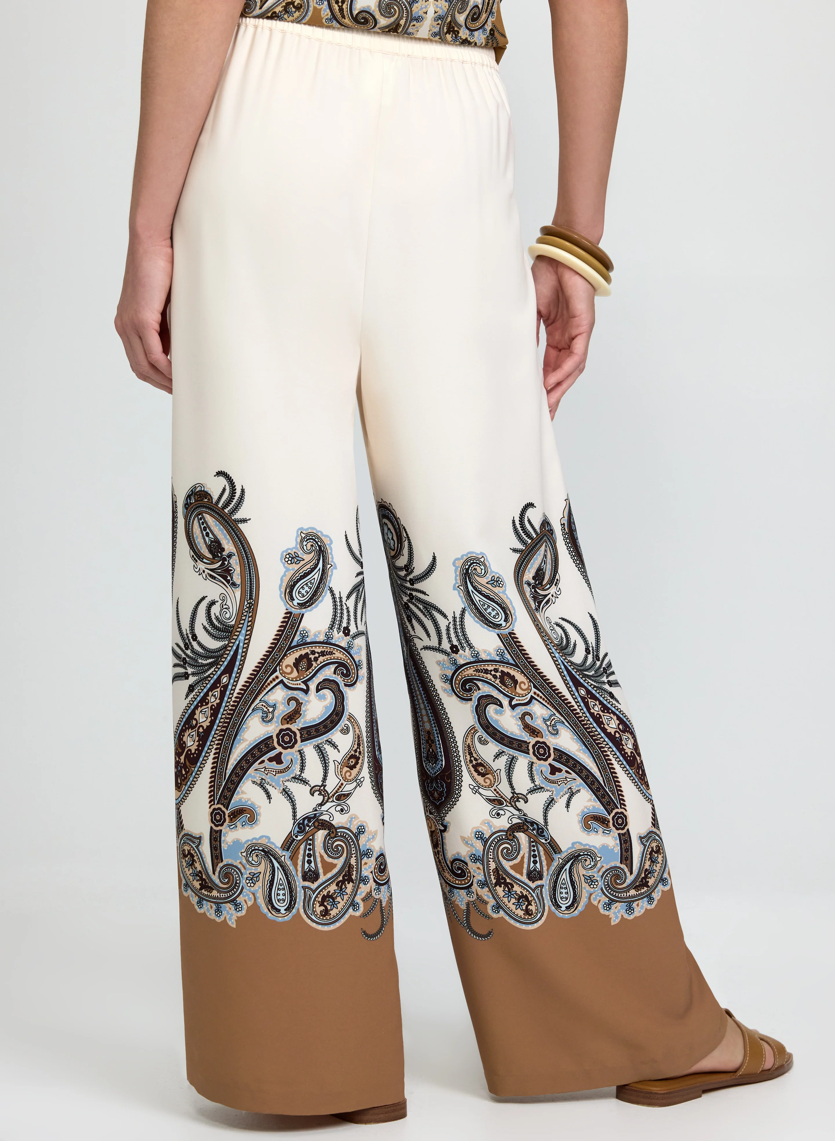 Paisley Wide-Leg Pants - Image 3