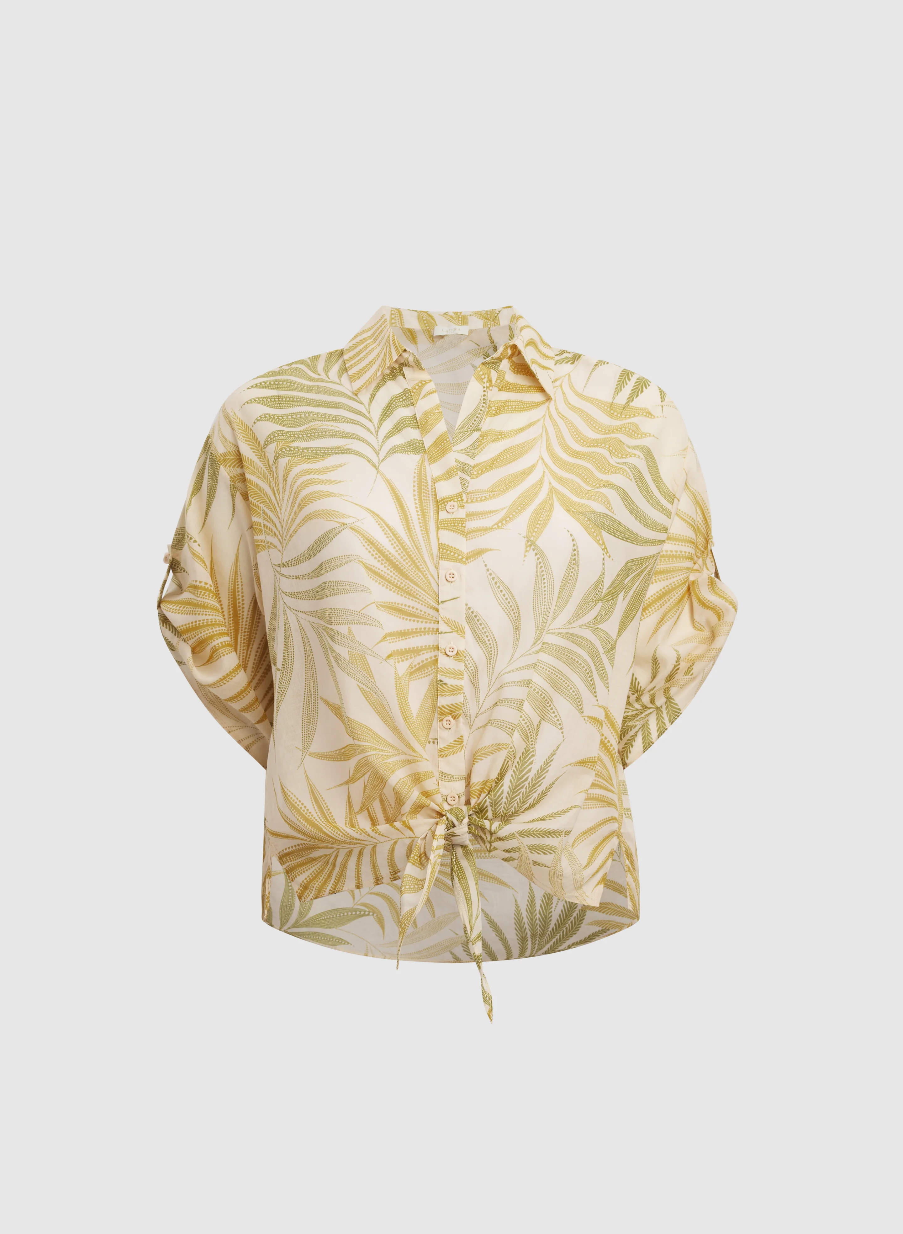 Palm Button-Down Blouse - Image 6