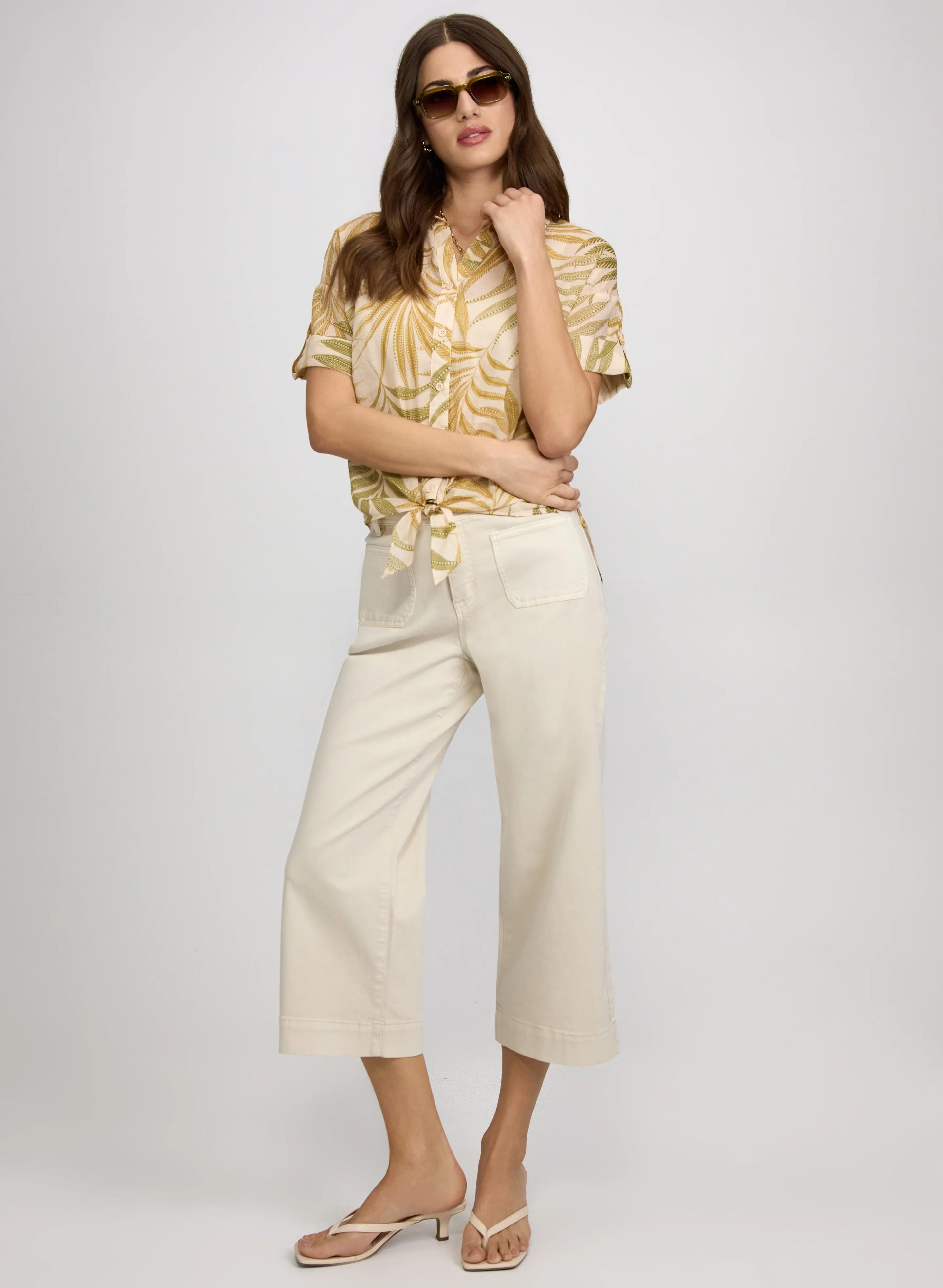 Palm Button-Down Blouse - Image 3