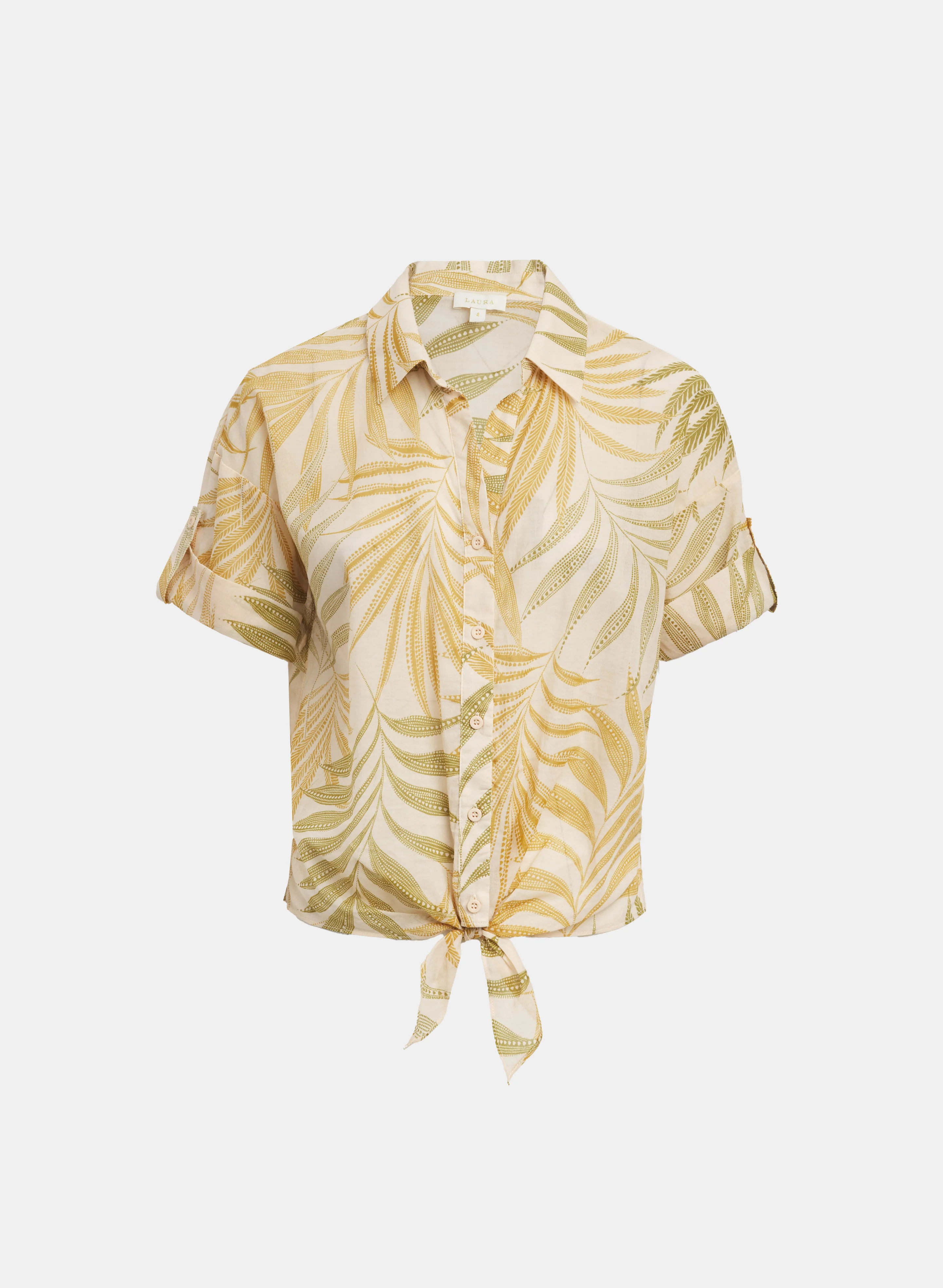 Palm Button-Down Blouse - Image 6