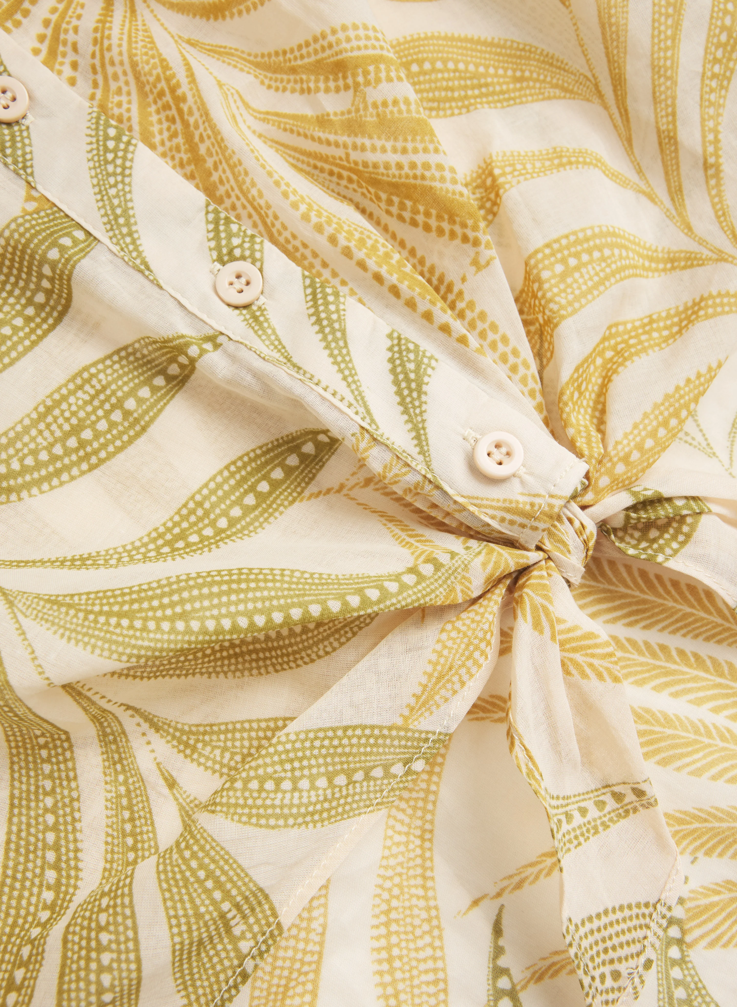 Palm Button-Down Blouse - Image 7