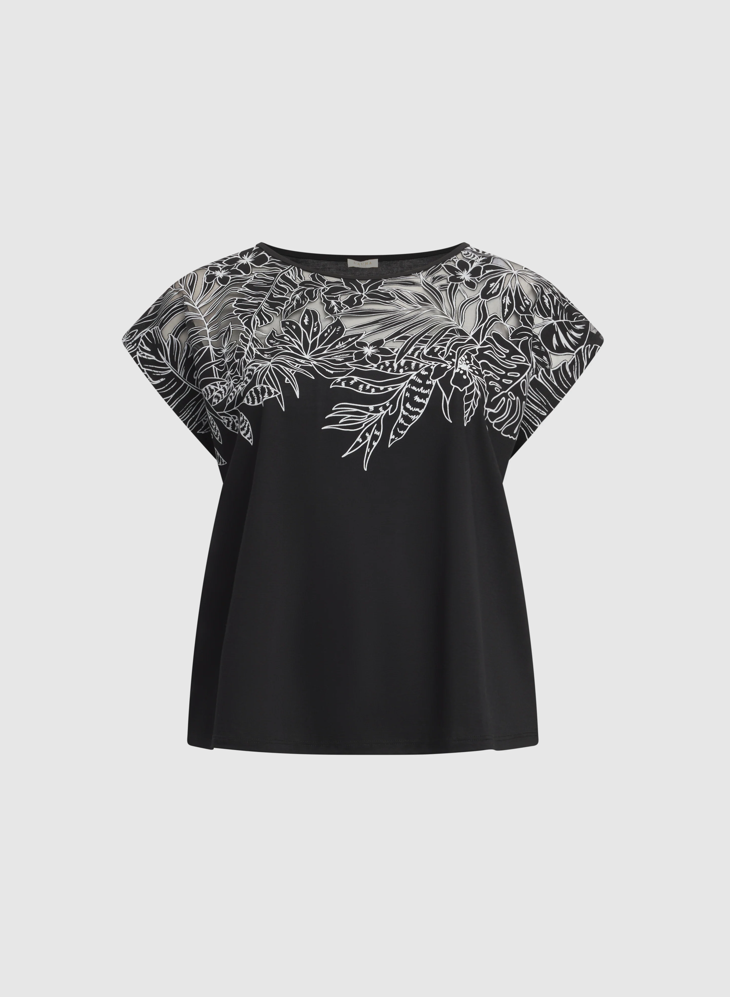 Palm Leaf Applique T-Shirt - Image 6
