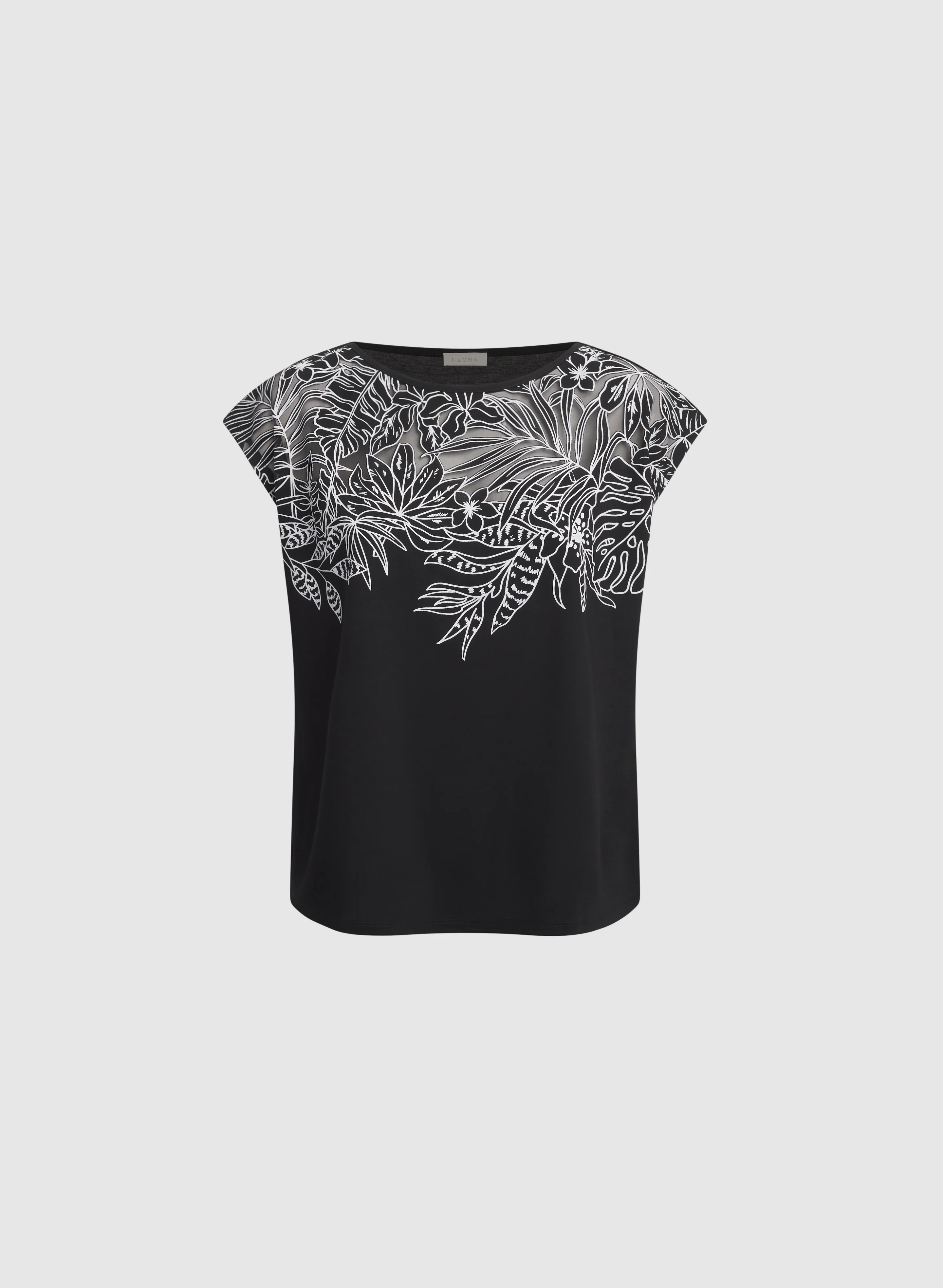 Palm Leaf Applique T-Shirt - Image 6