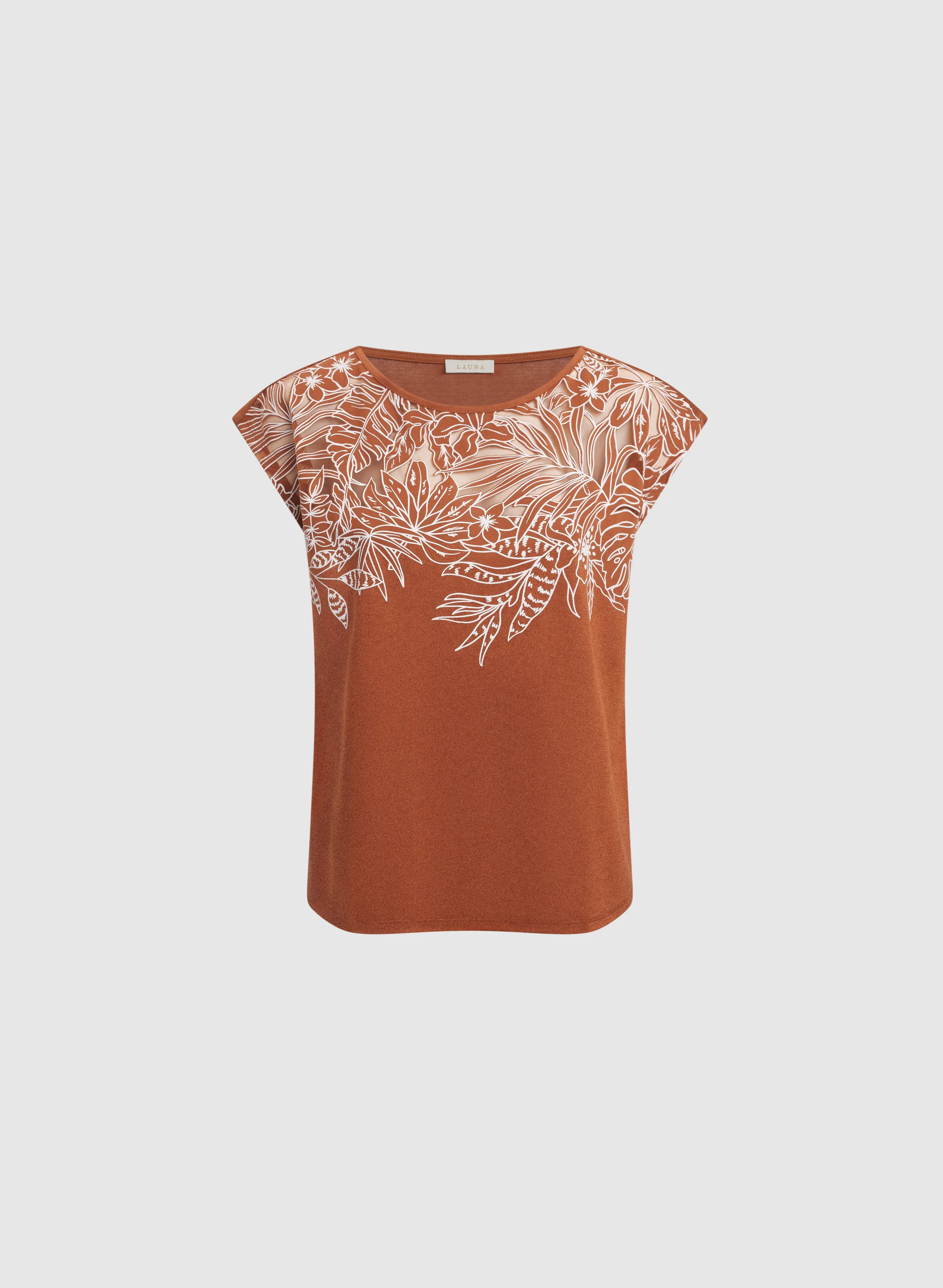 Palm Leaf Applique T-Shirt - Image 6