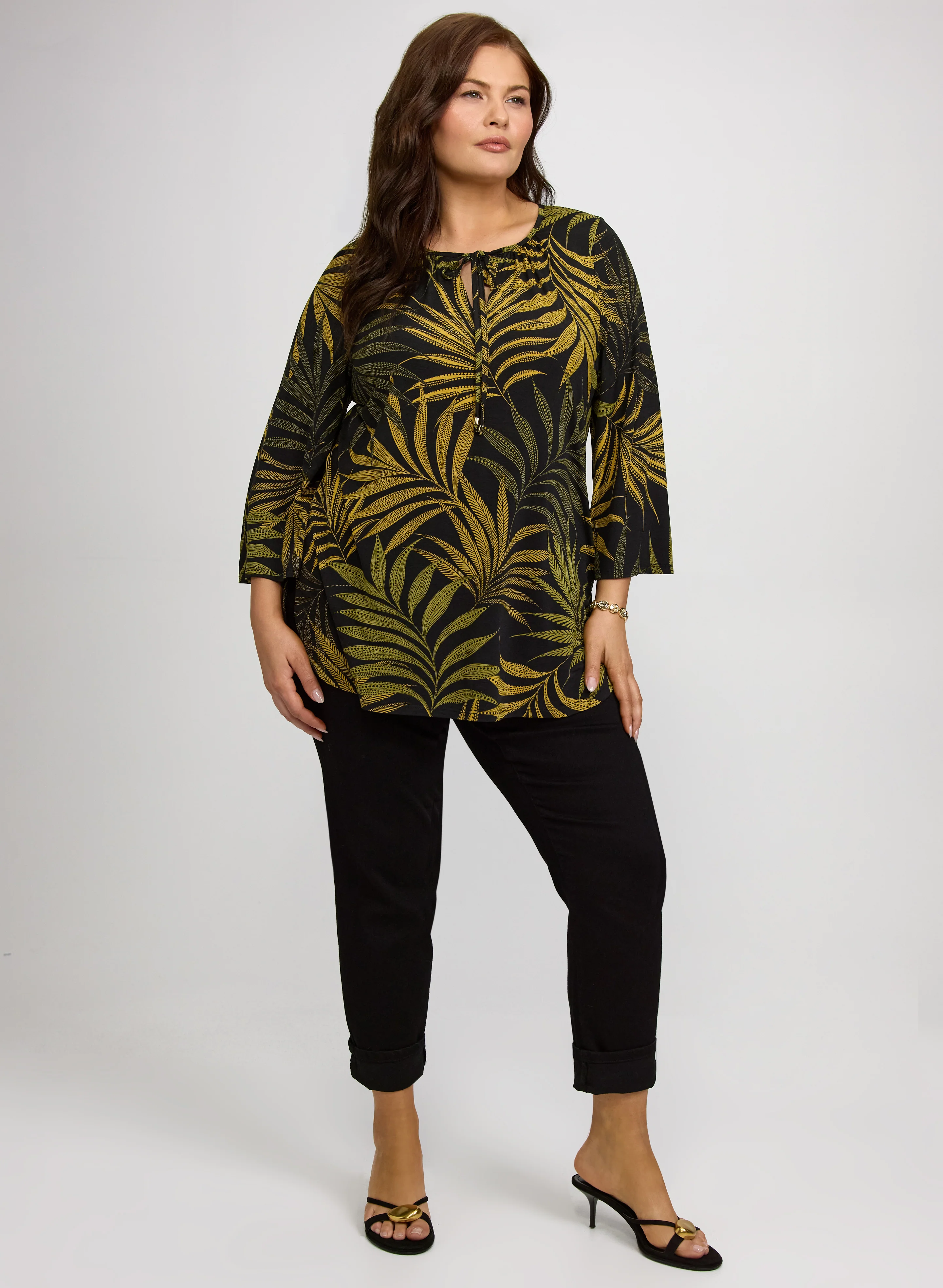 Palm Leaf Tunic Top - Image 3