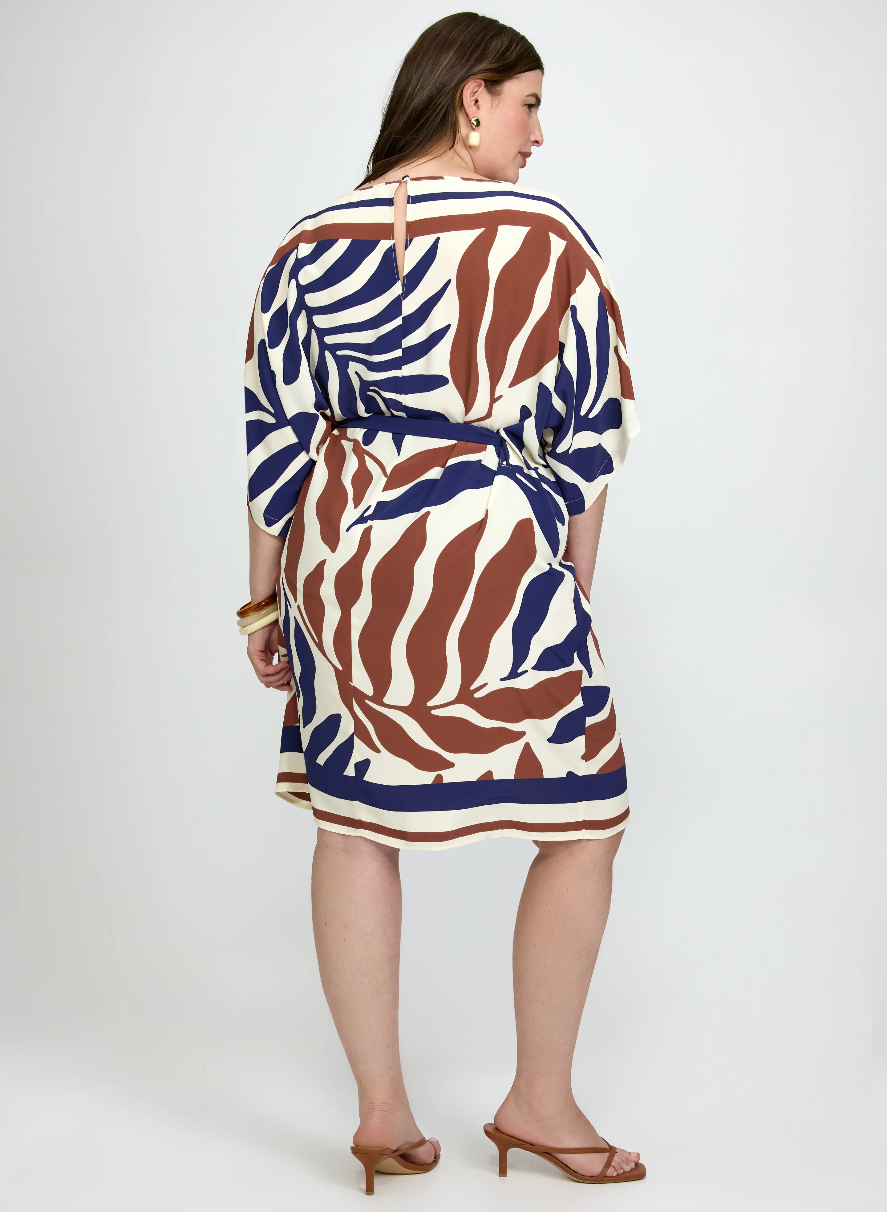 Palm Print Dress - Image 5