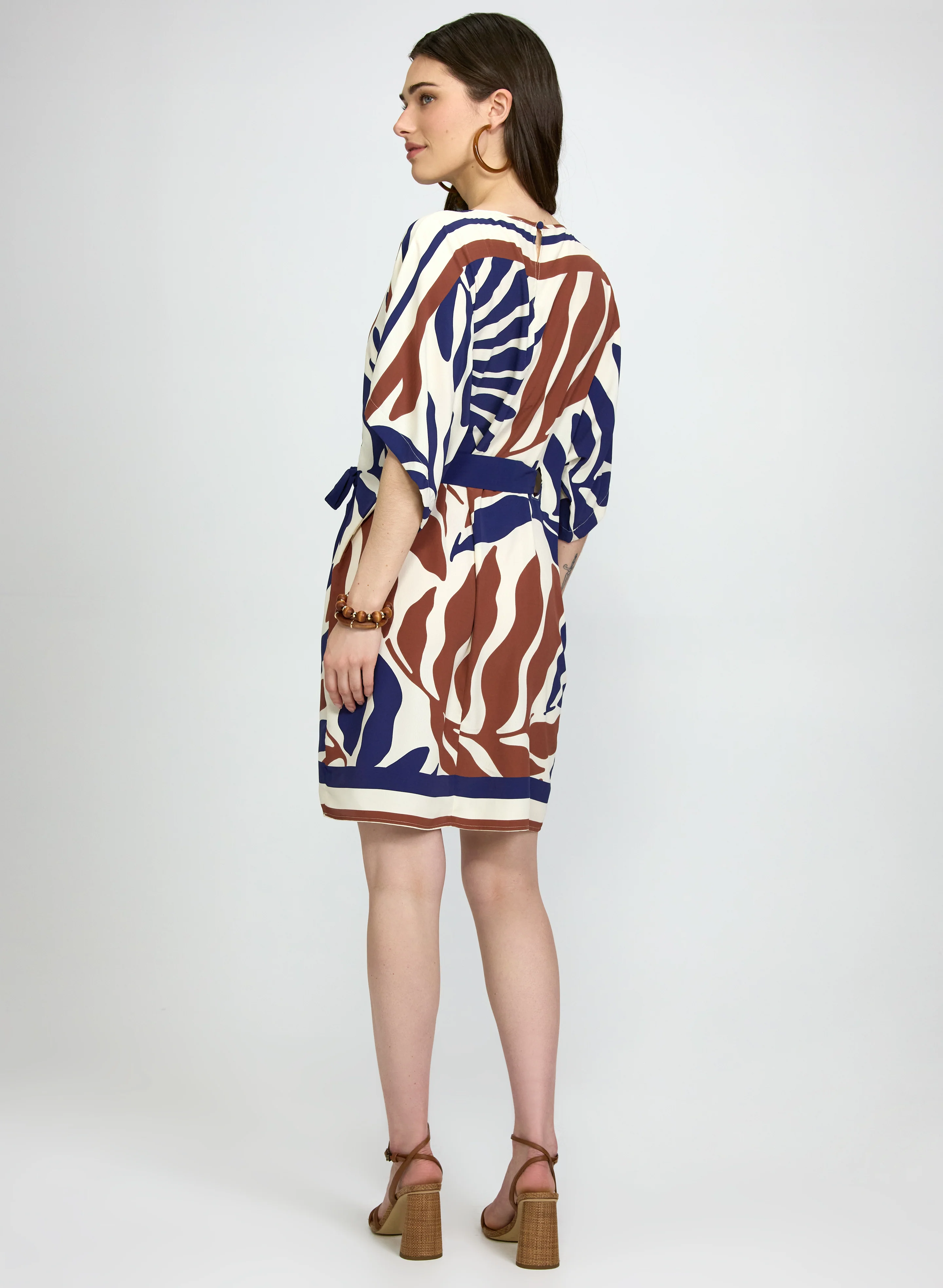 Palm Print Dress - Image 5