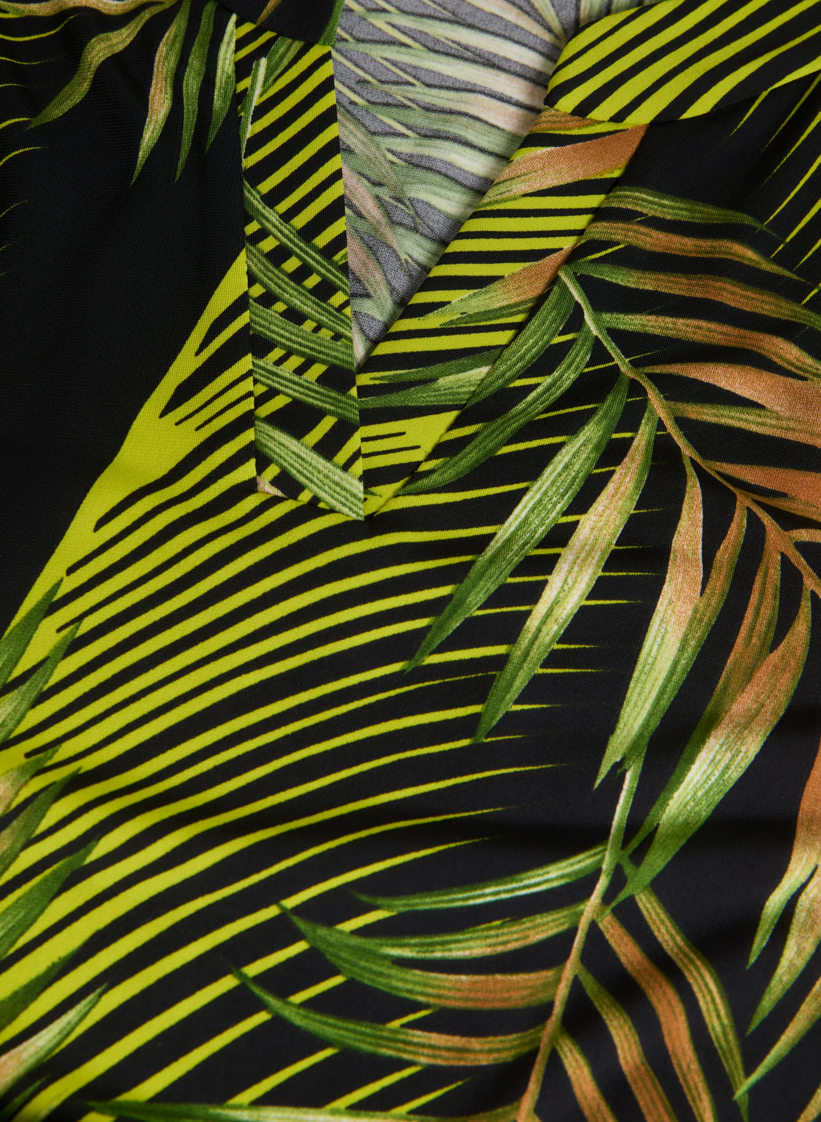 Palm Print Dress - Image 7