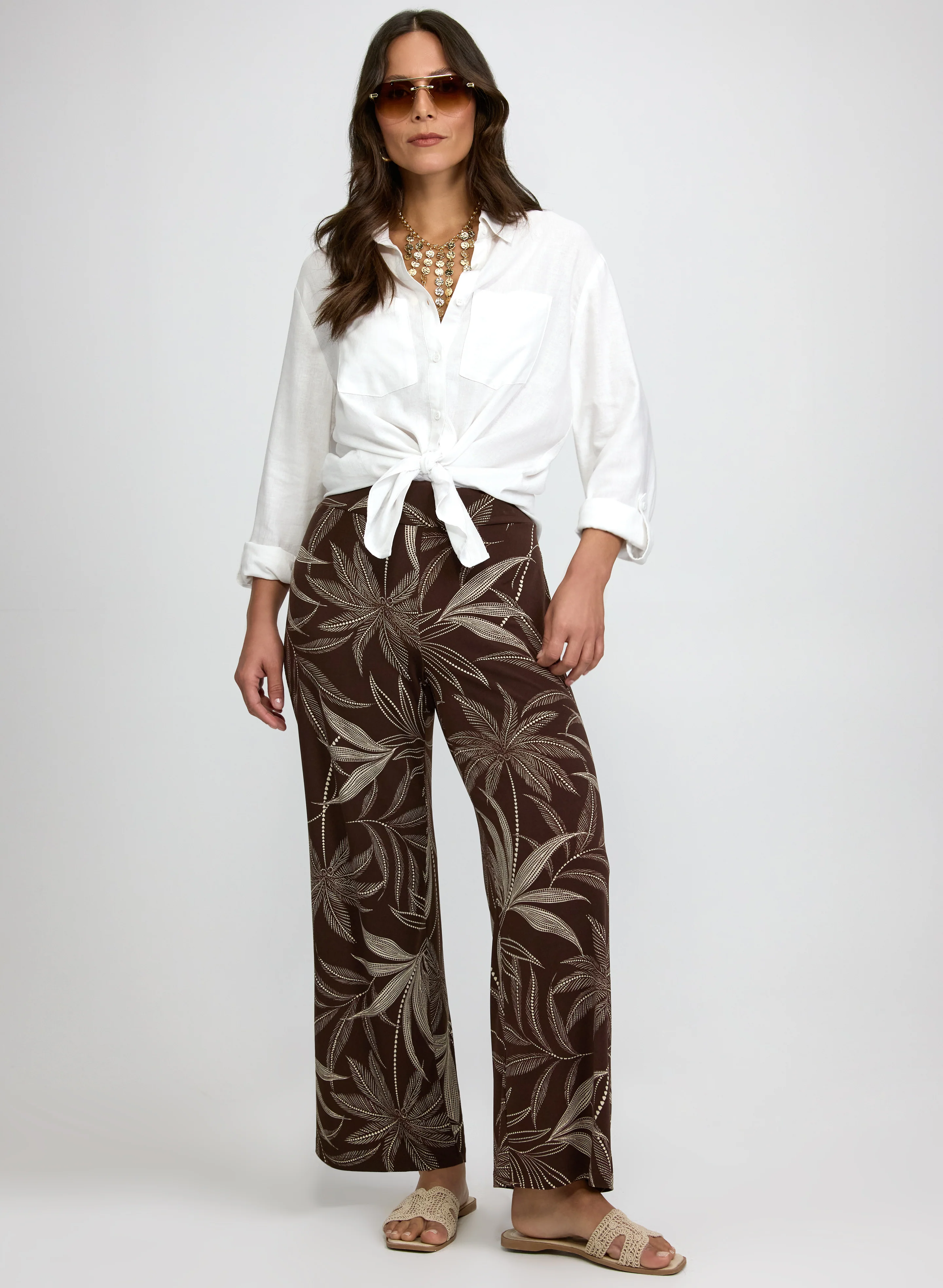 Palm Print Pants - Image 3
