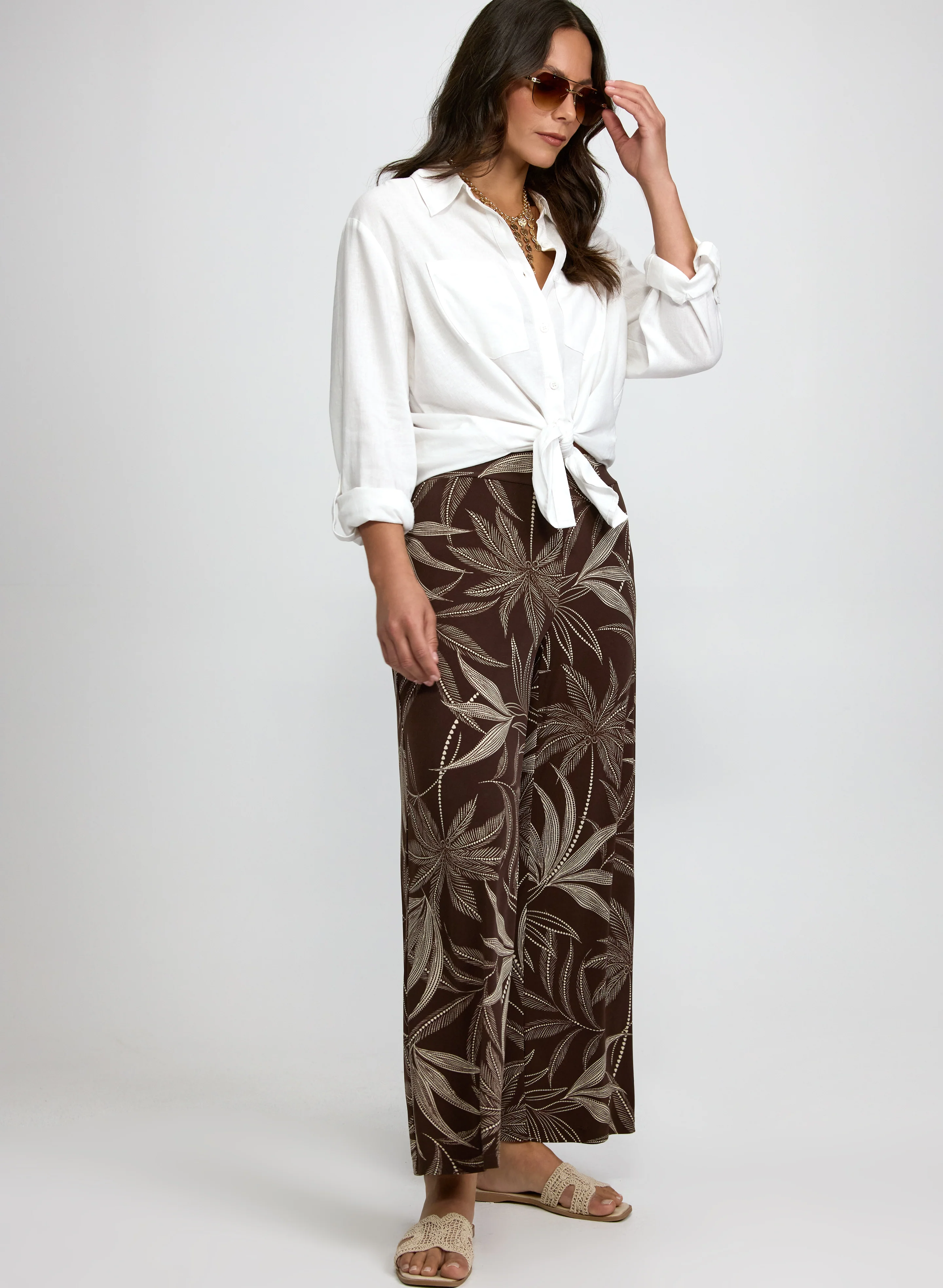 Palm Print Pants - Image 5