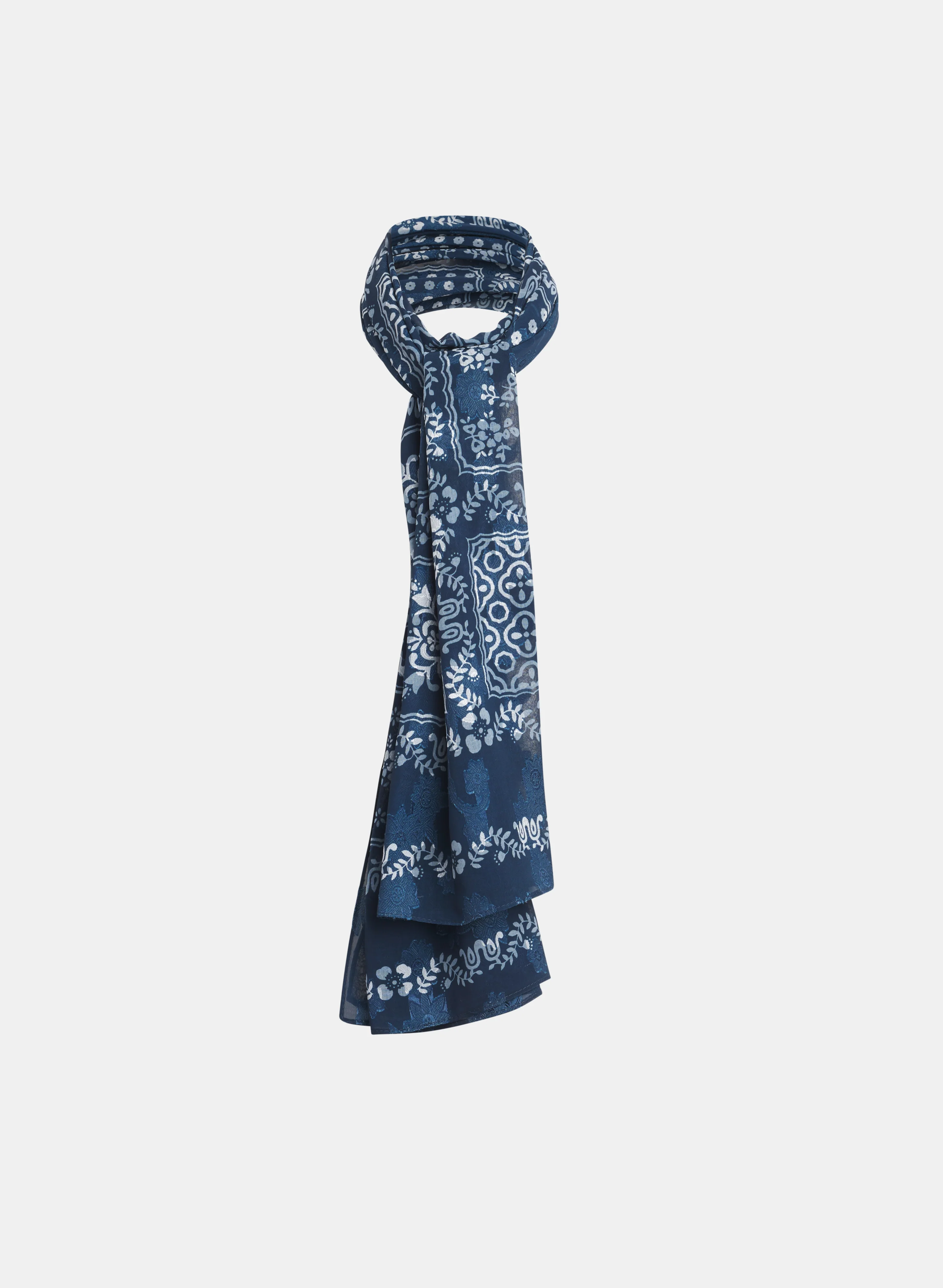 Patchwork Tile Print Scarf