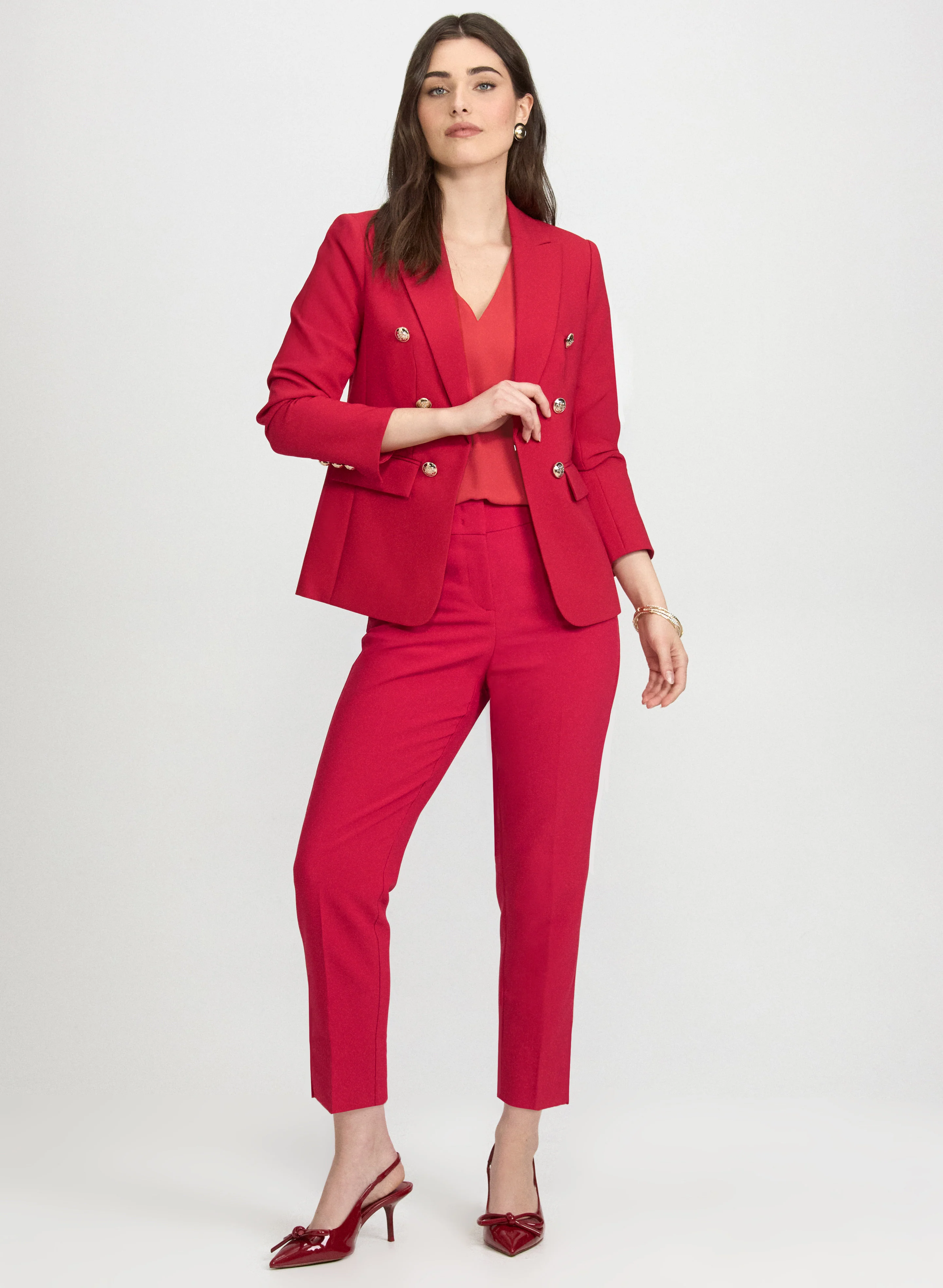 Peaked Lapel Blazer - Image 3