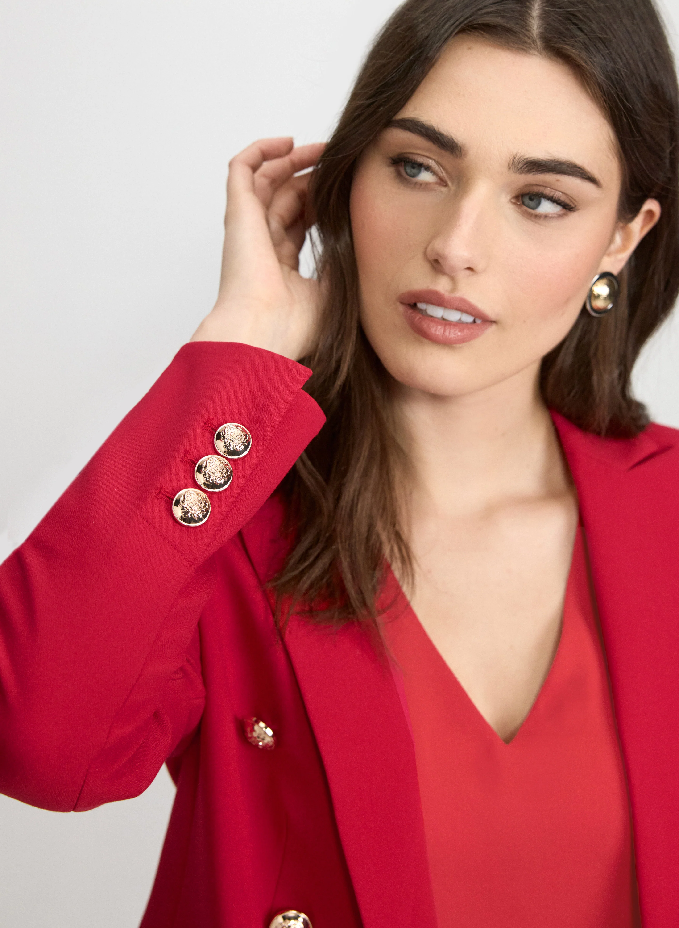 Peaked Lapel Blazer - Image 5
